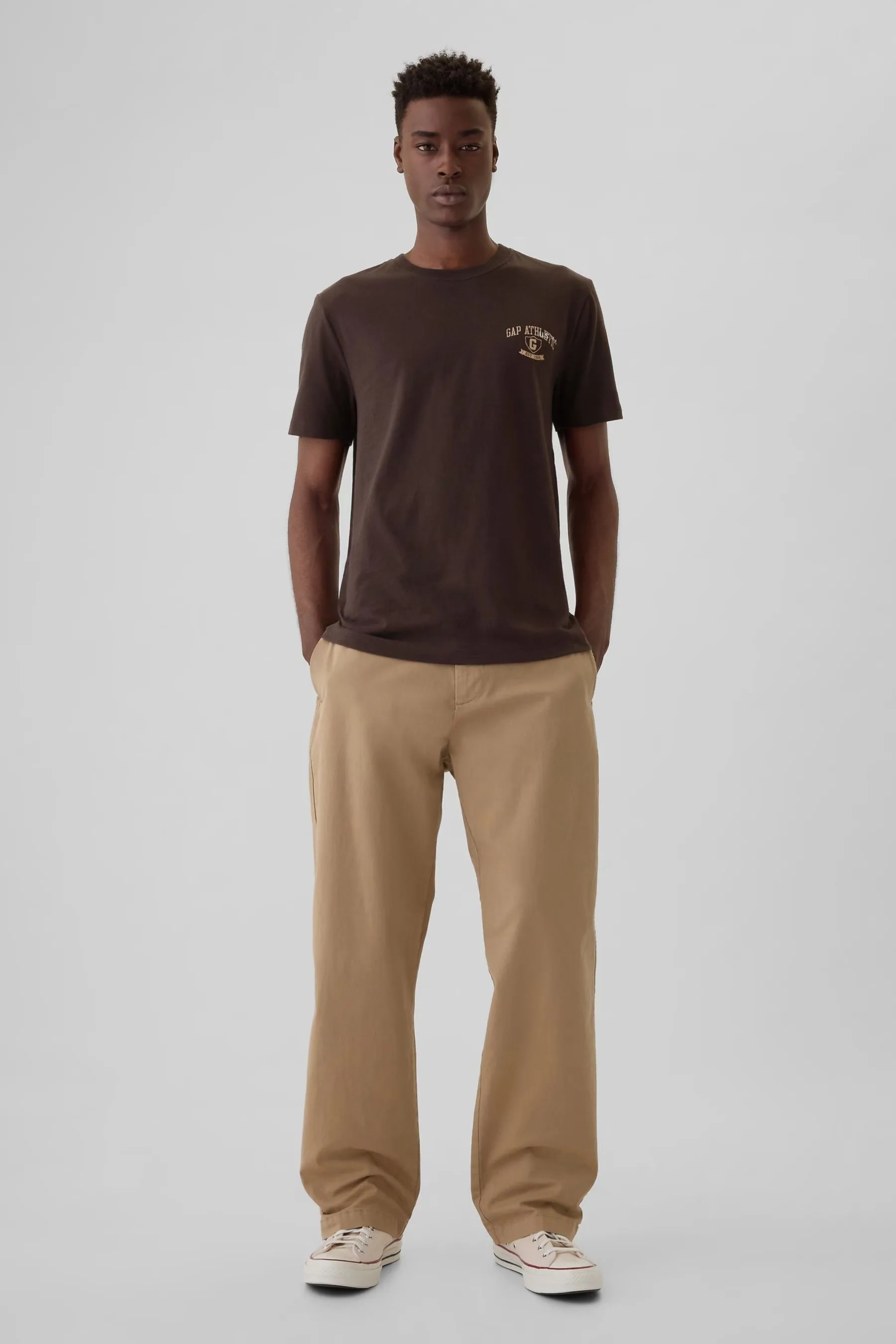 Gap Maglietta Everyday Athletic Graphic 100% Cotone Maniche corte    