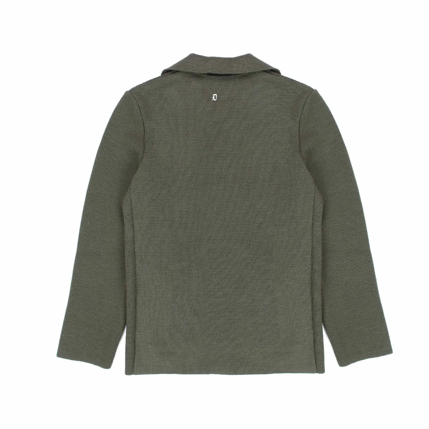 Giacca Doppiopetto Verde Militare Bambino E Teen