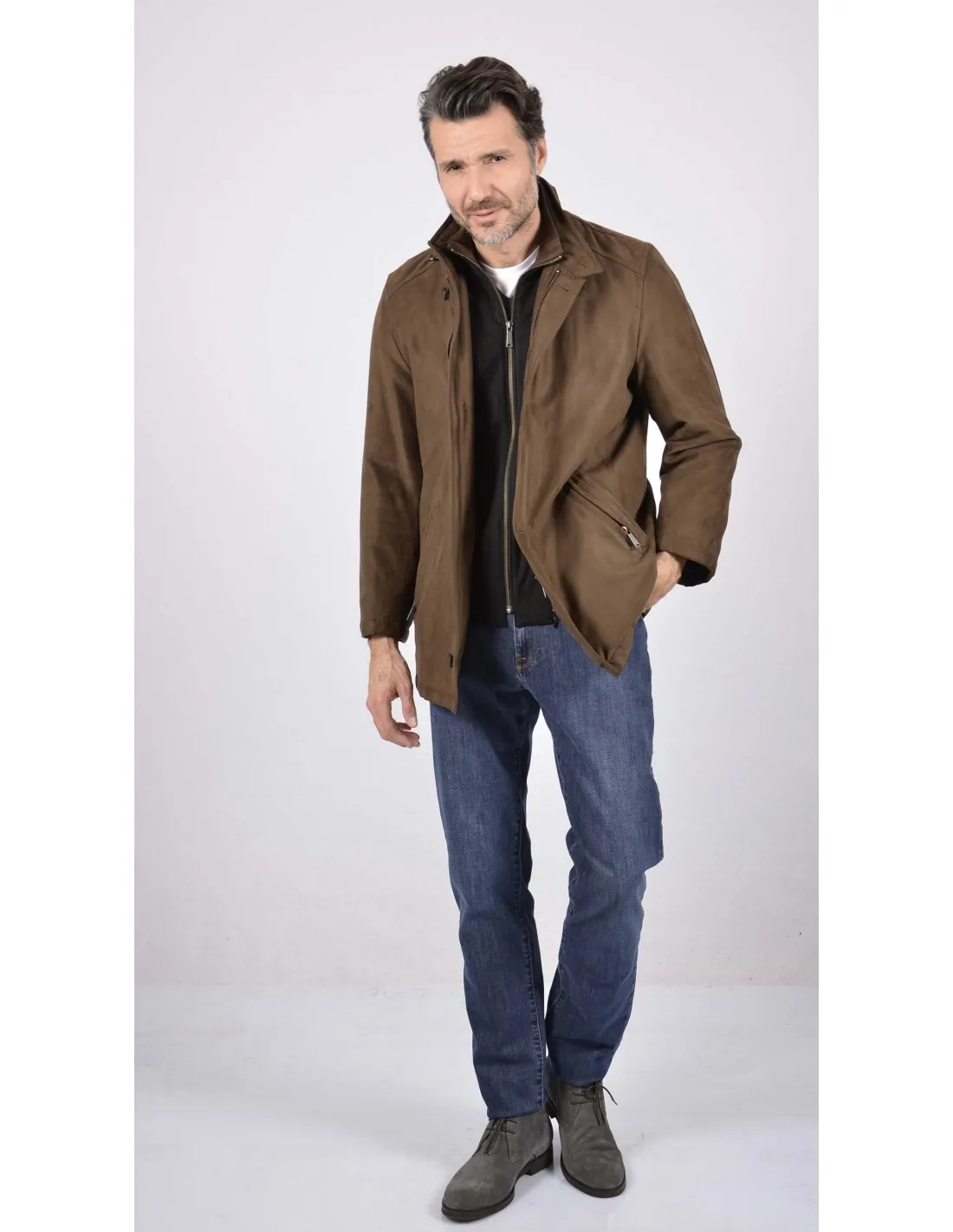 Giaccone parka microma COGNAC jpt a / i