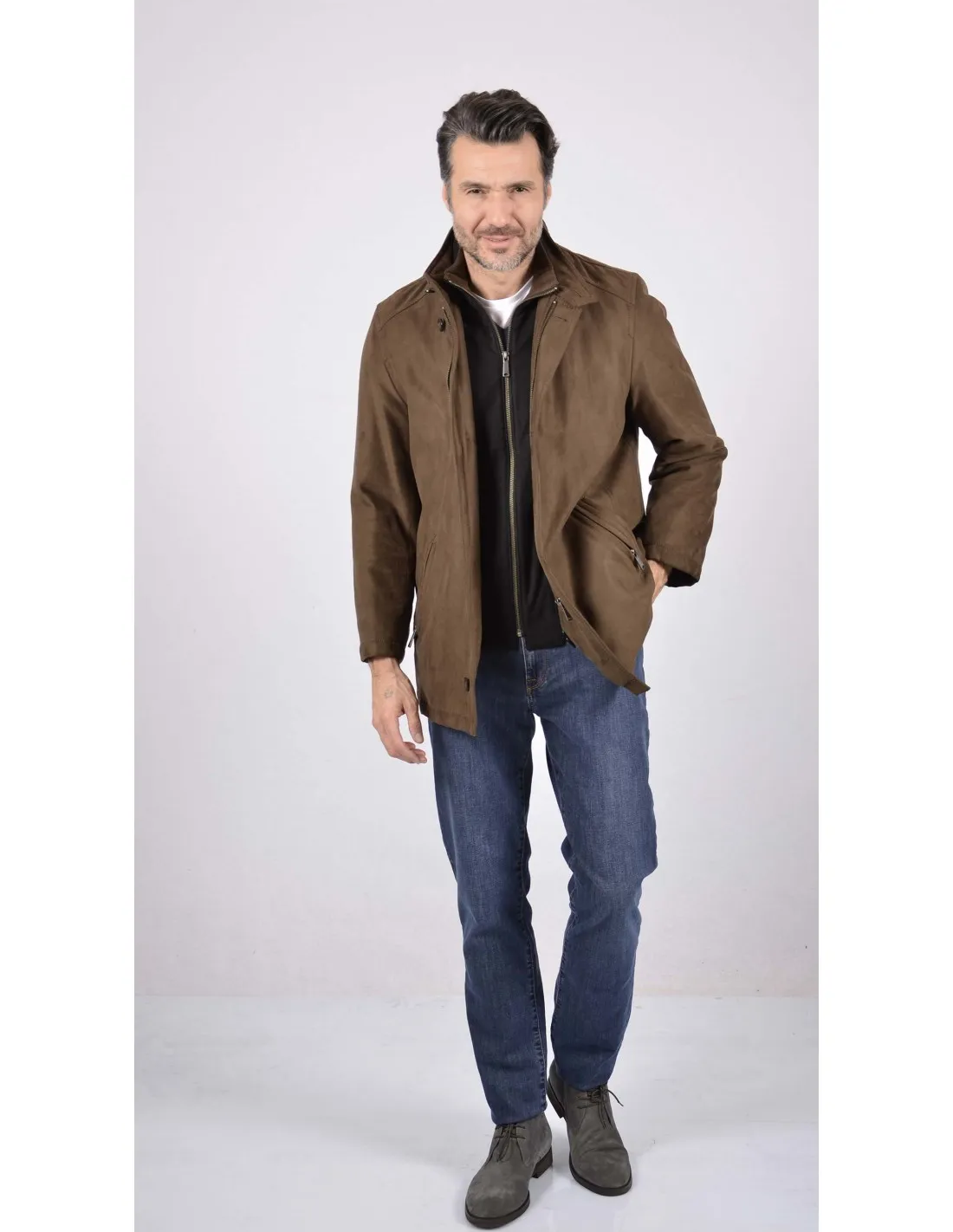 Giaccone parka microma COGNAC jpt a / i