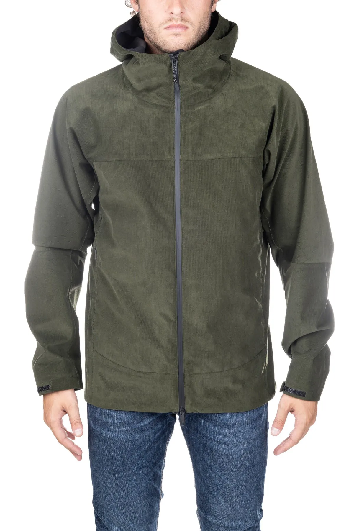 GIUBBOTTO VERDE HARDSHELL FOREST IN COTONE