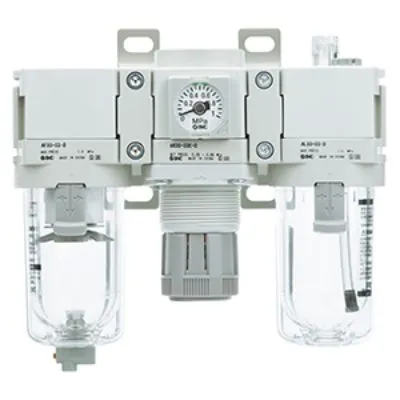 Gruppo FRL SMC AC40-F04G-D, attacco G 1/2, scarico Nessuno, filtrazione 5μm
