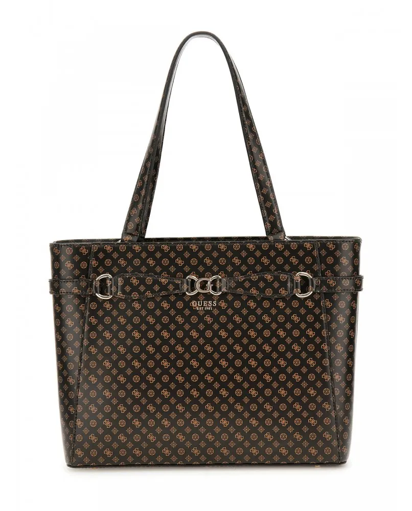 GUESS PS933625 borsa a spalla logata brown