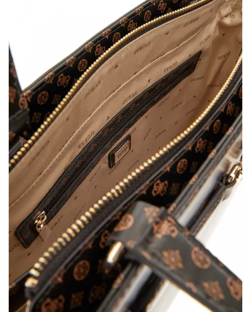 GUESS PS933625 borsa a spalla logata brown