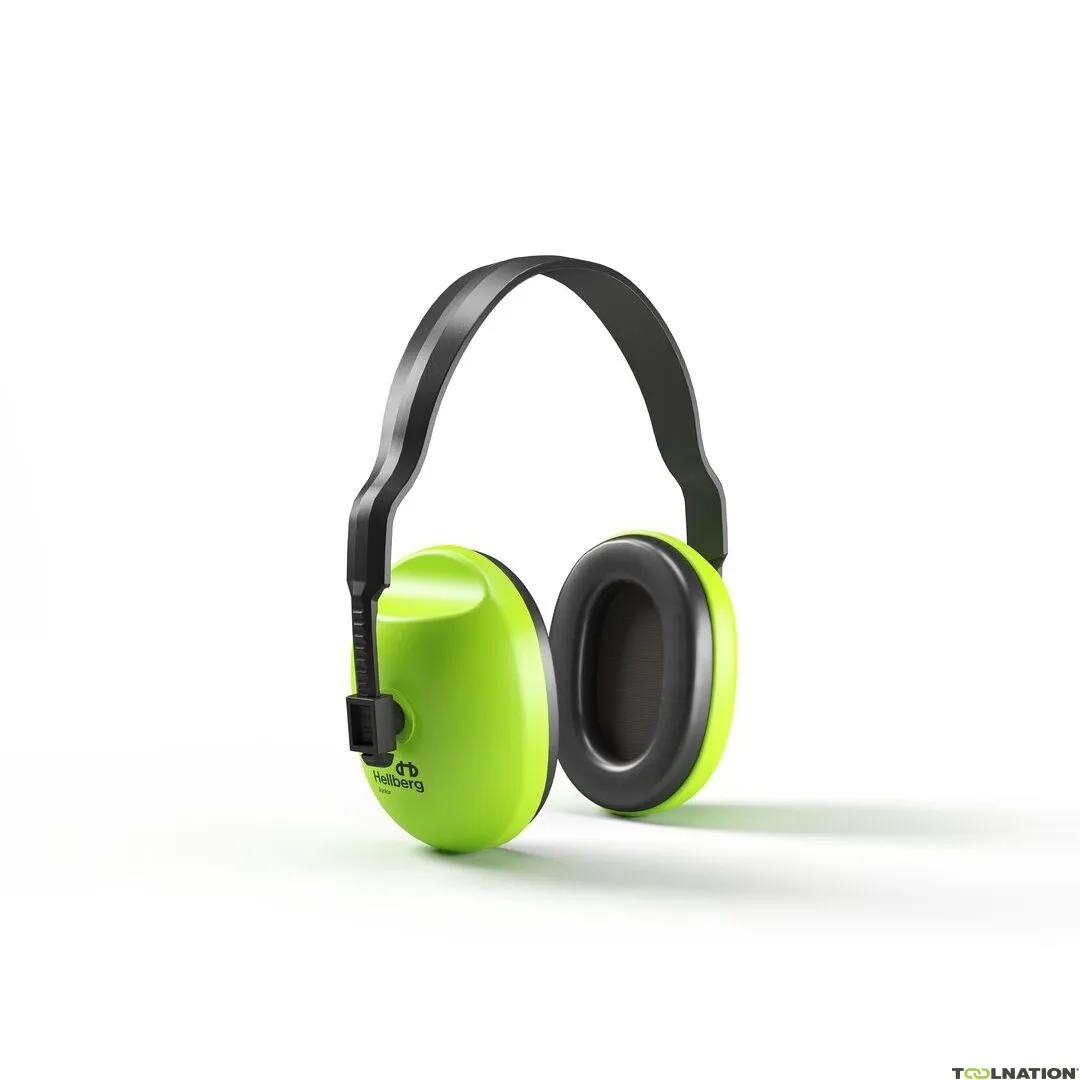 Hellberg 11001-117 Fascia di protezione dell'udito Junior SNR 24dB Verde