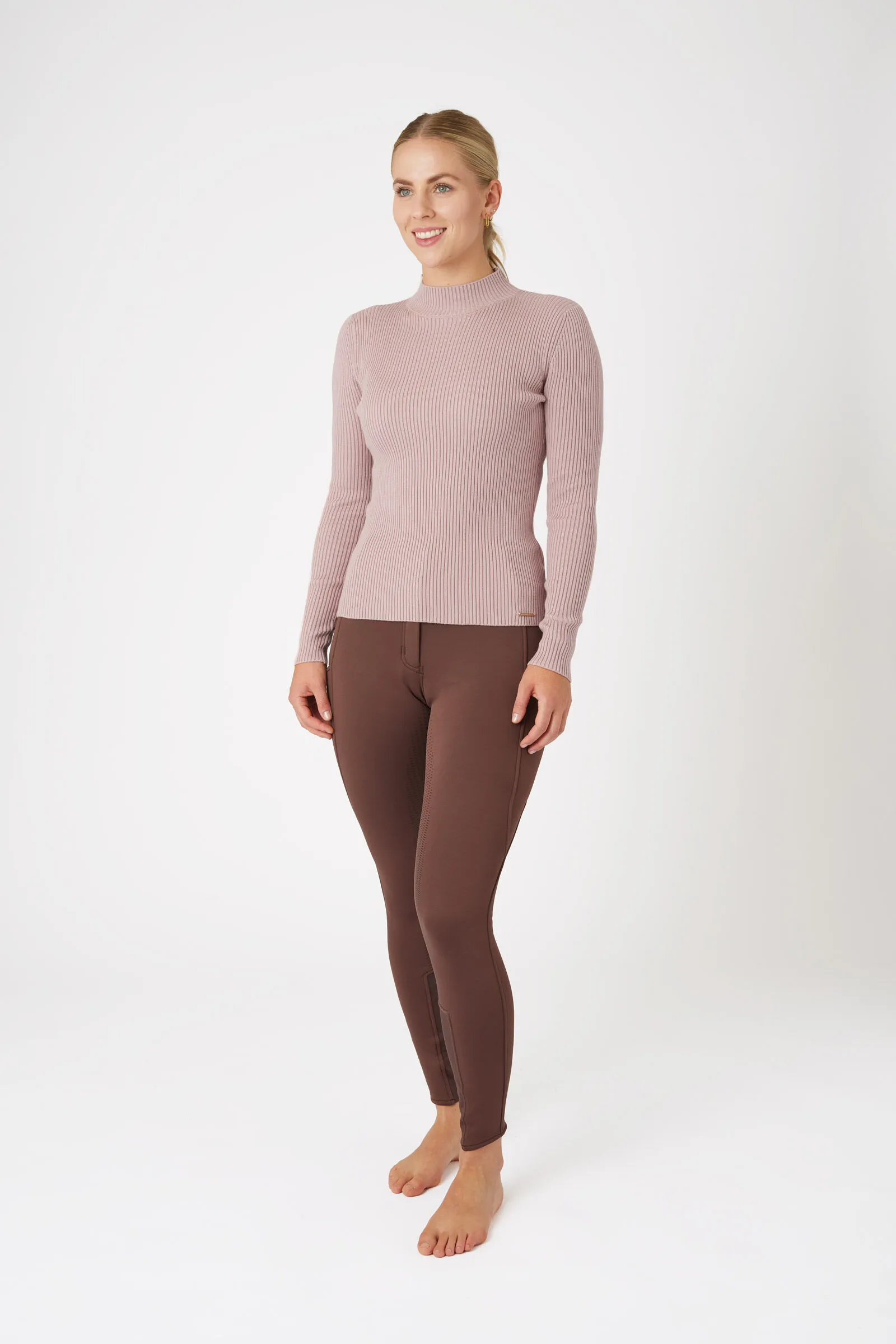 Horze Ava Rib Pullover lavorato a maglia per donna