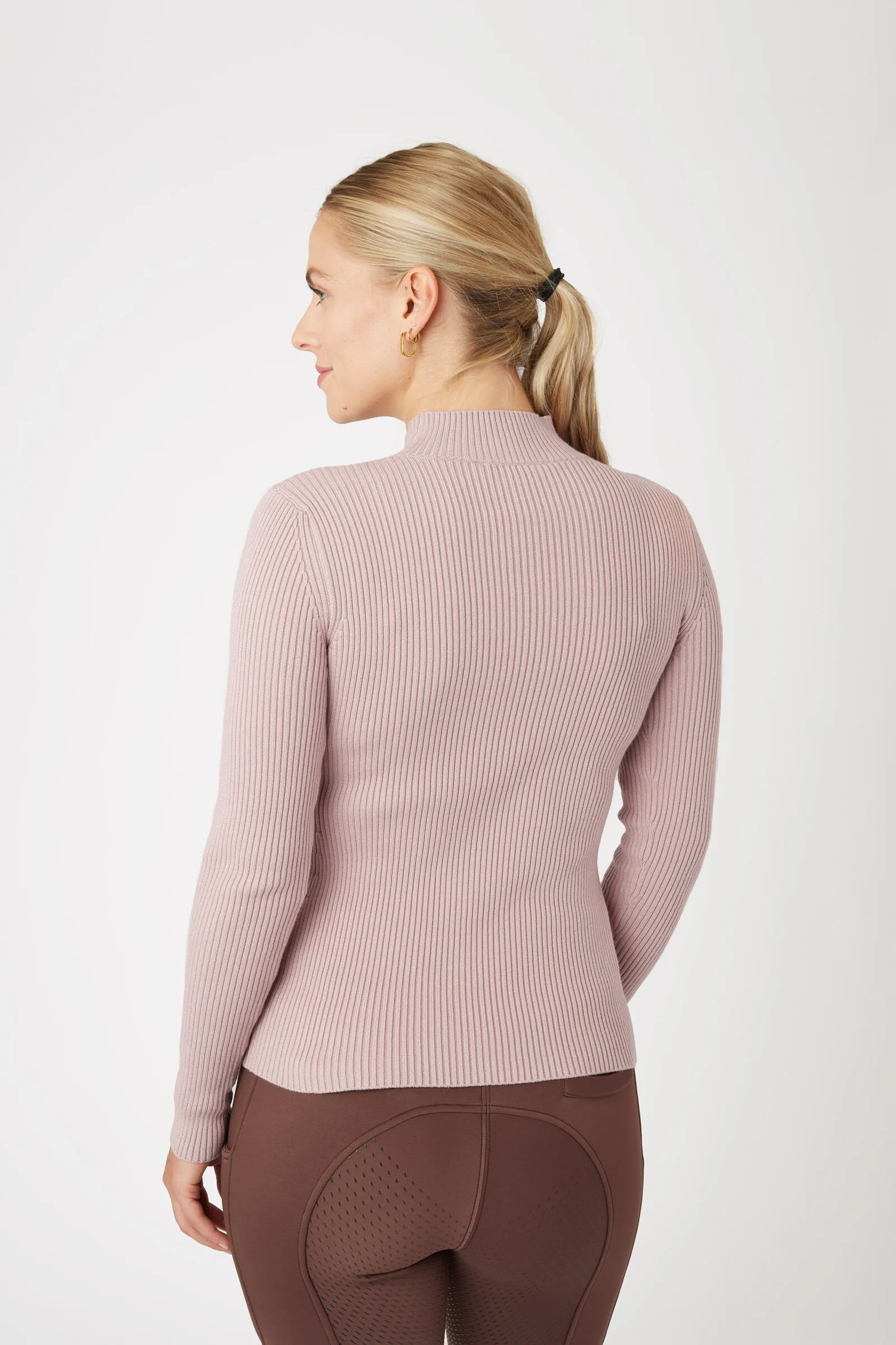 Horze Ava Rib Pullover lavorato a maglia per donna