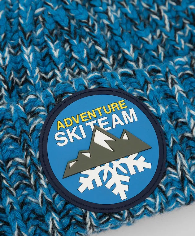 Il Gufo Cappello da bambino in lana e cashmere con patch A21EO308EM631