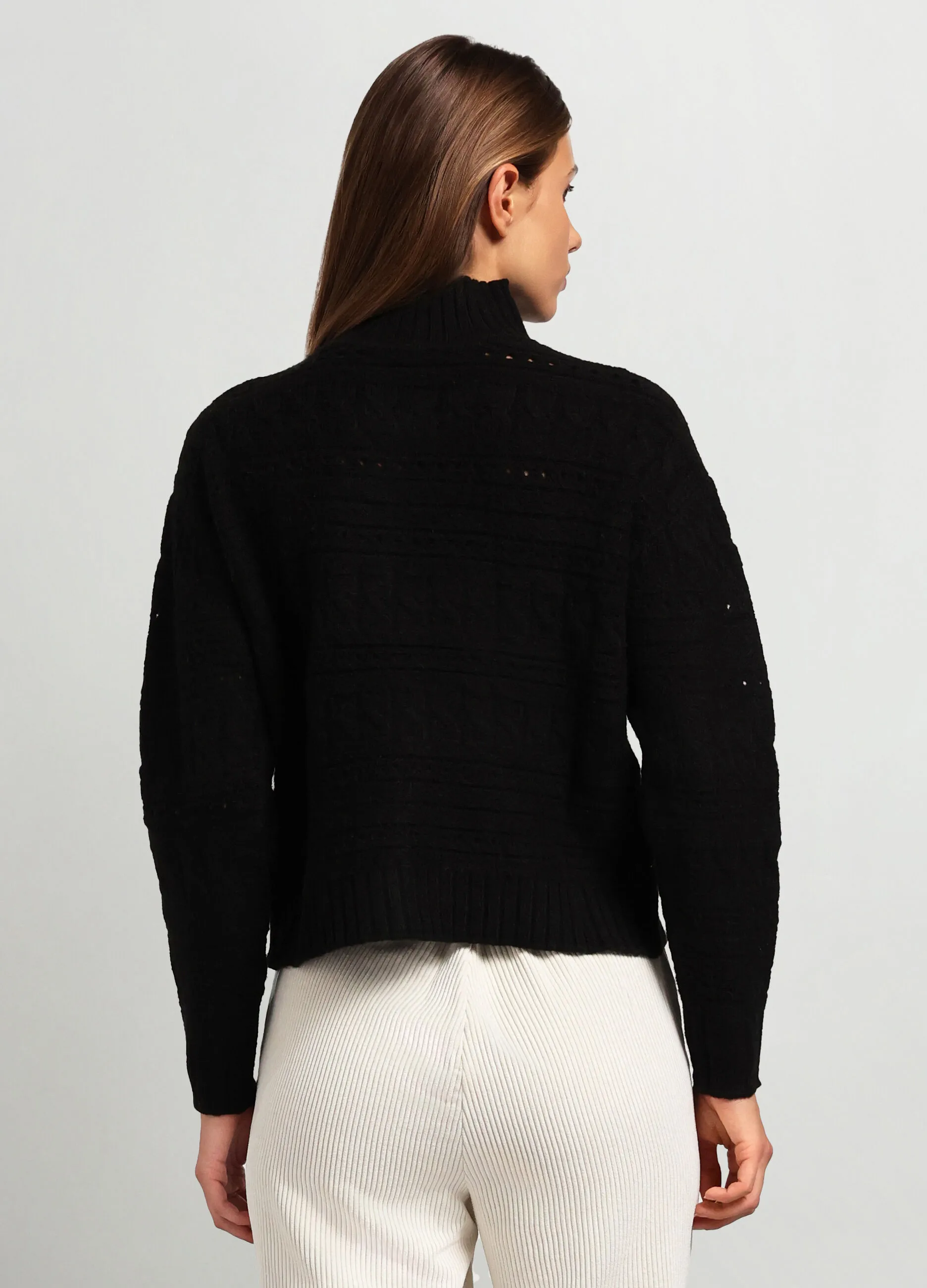 IWIE  Tricot a collo alto donna
