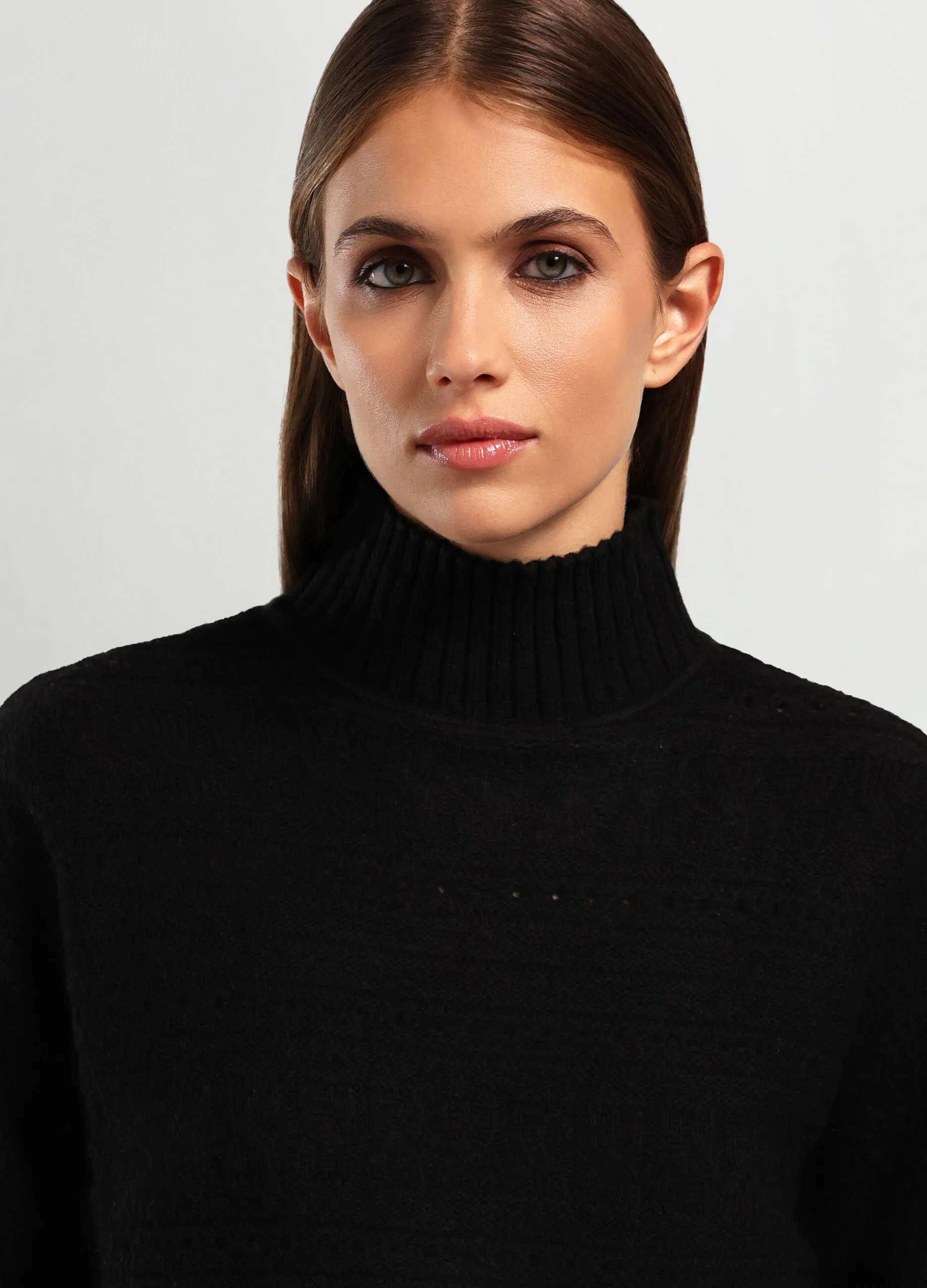 IWIE  Tricot a collo alto donna