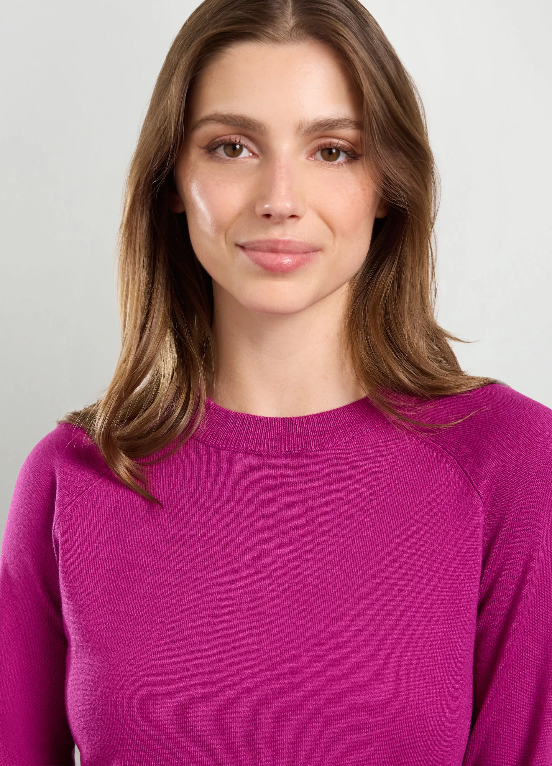 IWIE  Tricot misto viscosa con inserto donna