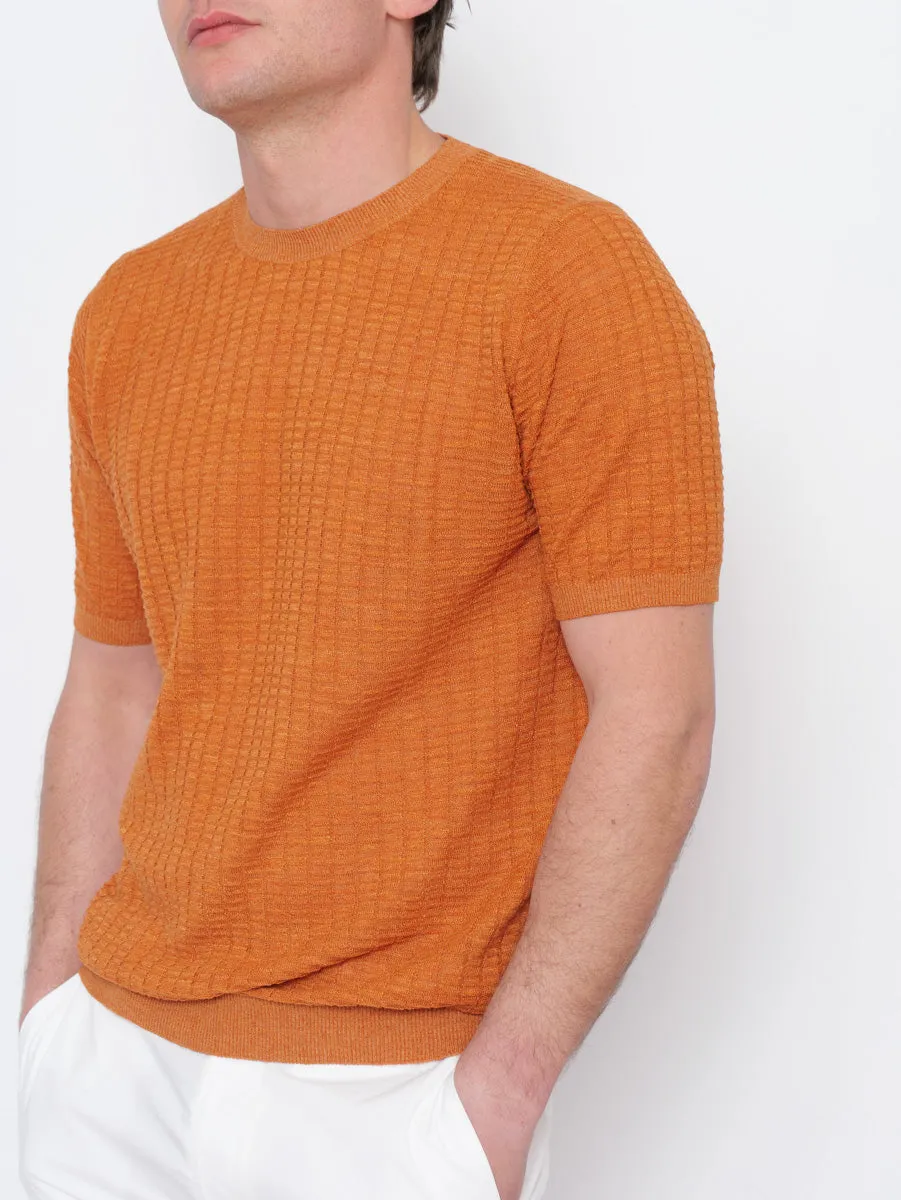 Jeordie's Maglia in Filo Tramata Arancione