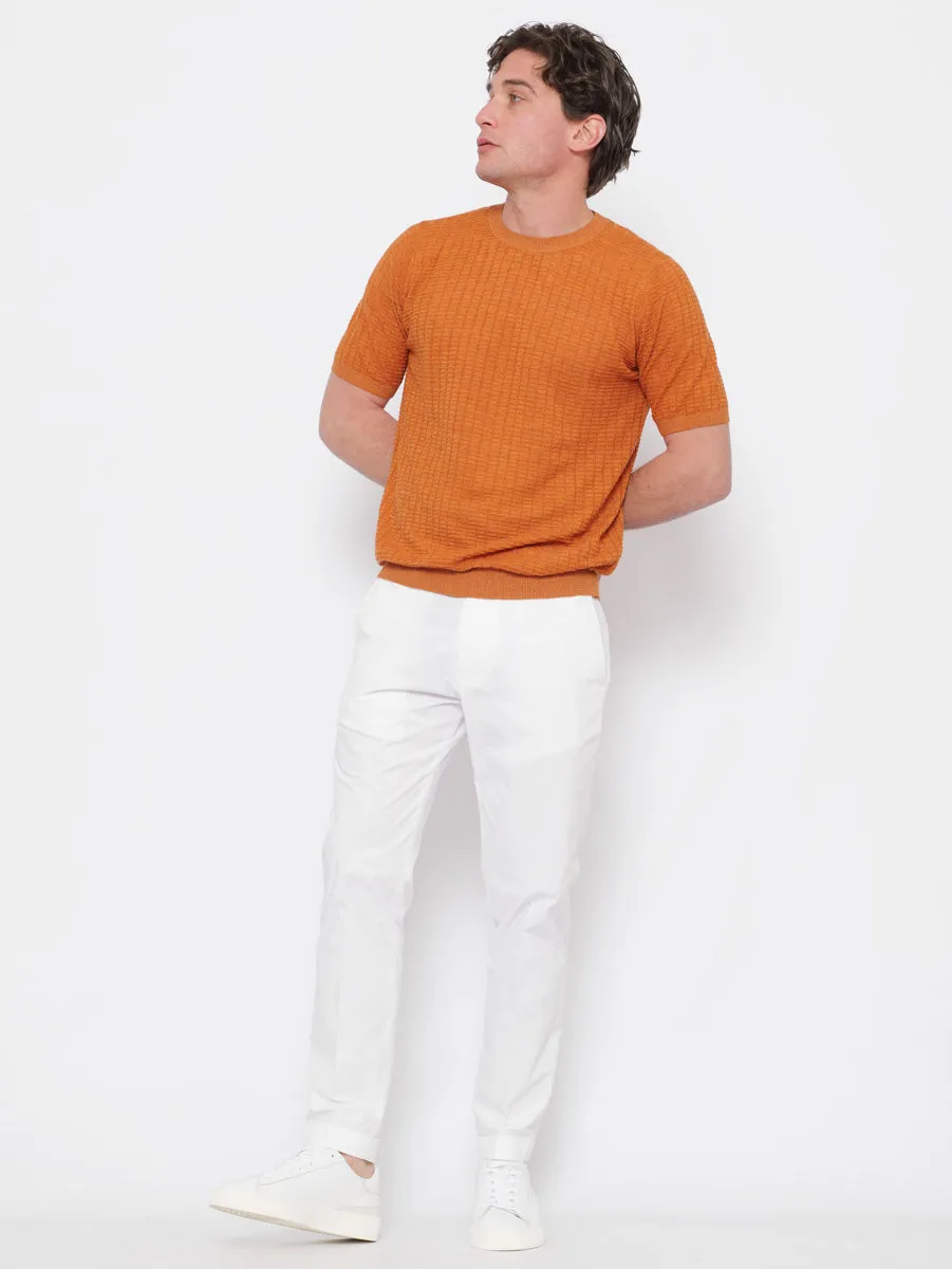 Jeordie's Maglia in Filo Tramata Arancione