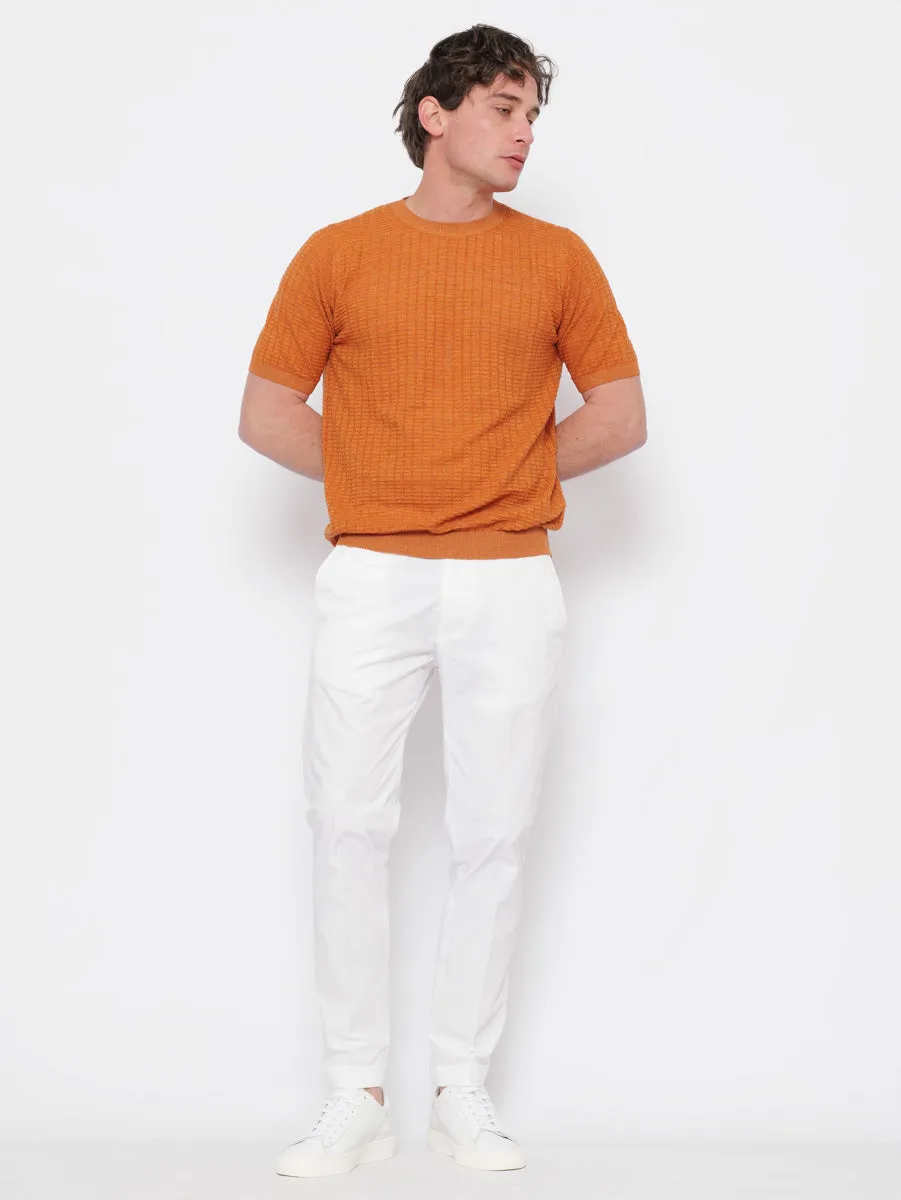 Jeordie's Maglia in Filo Tramata Arancione