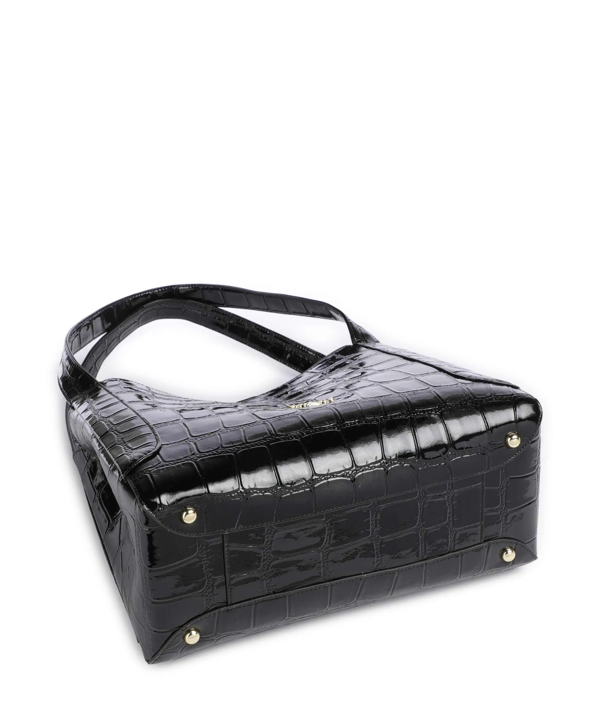  Kazar Ange Borsa hobo pelle in rilievo nero  