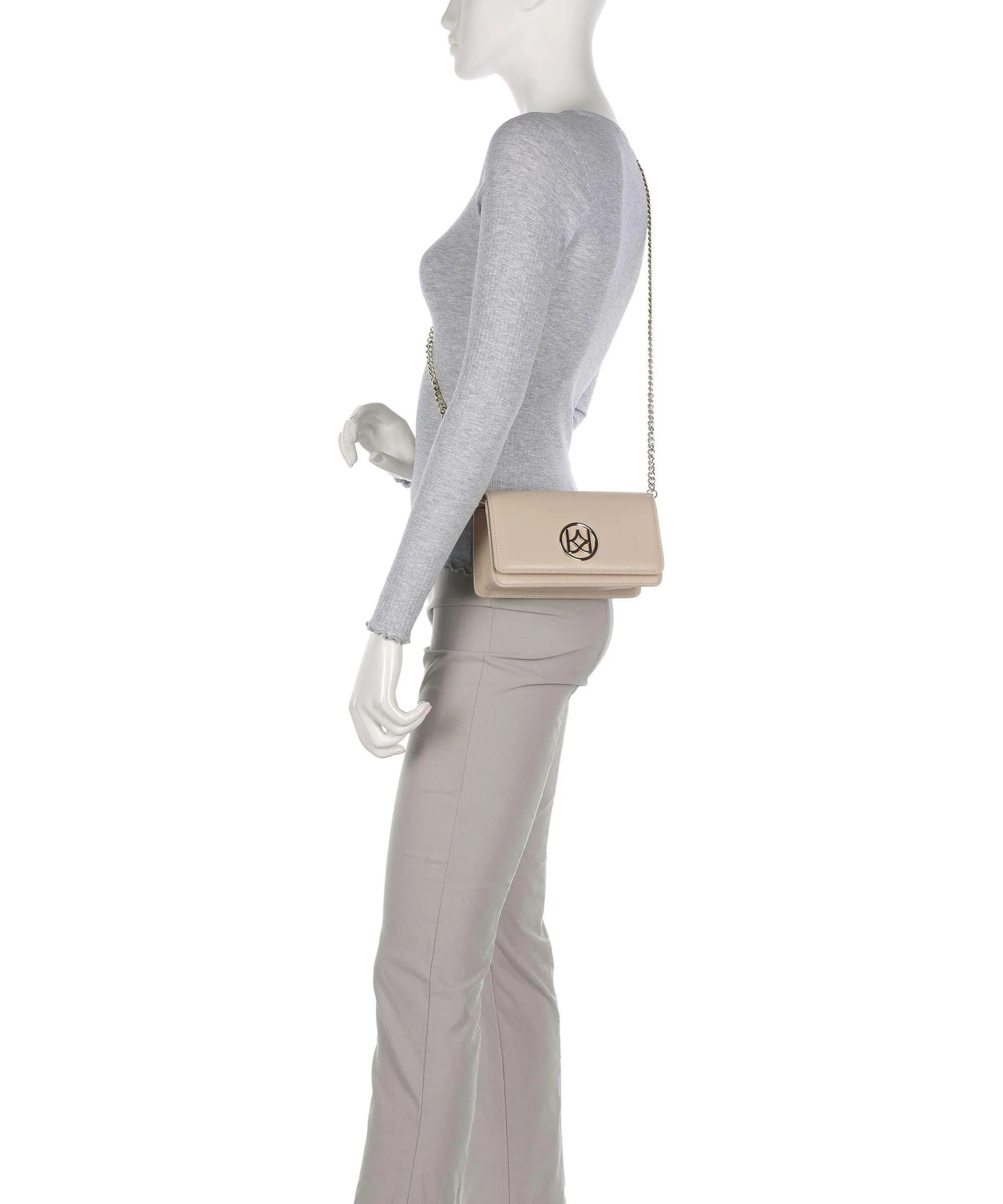  Kazar Poli Borsa a tracolla pelle beige  