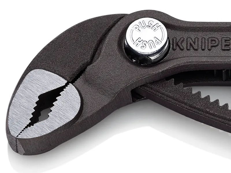 Knipex Cobra pinza regolabile per tubi e dadi con anello di fissaggio, 180mm