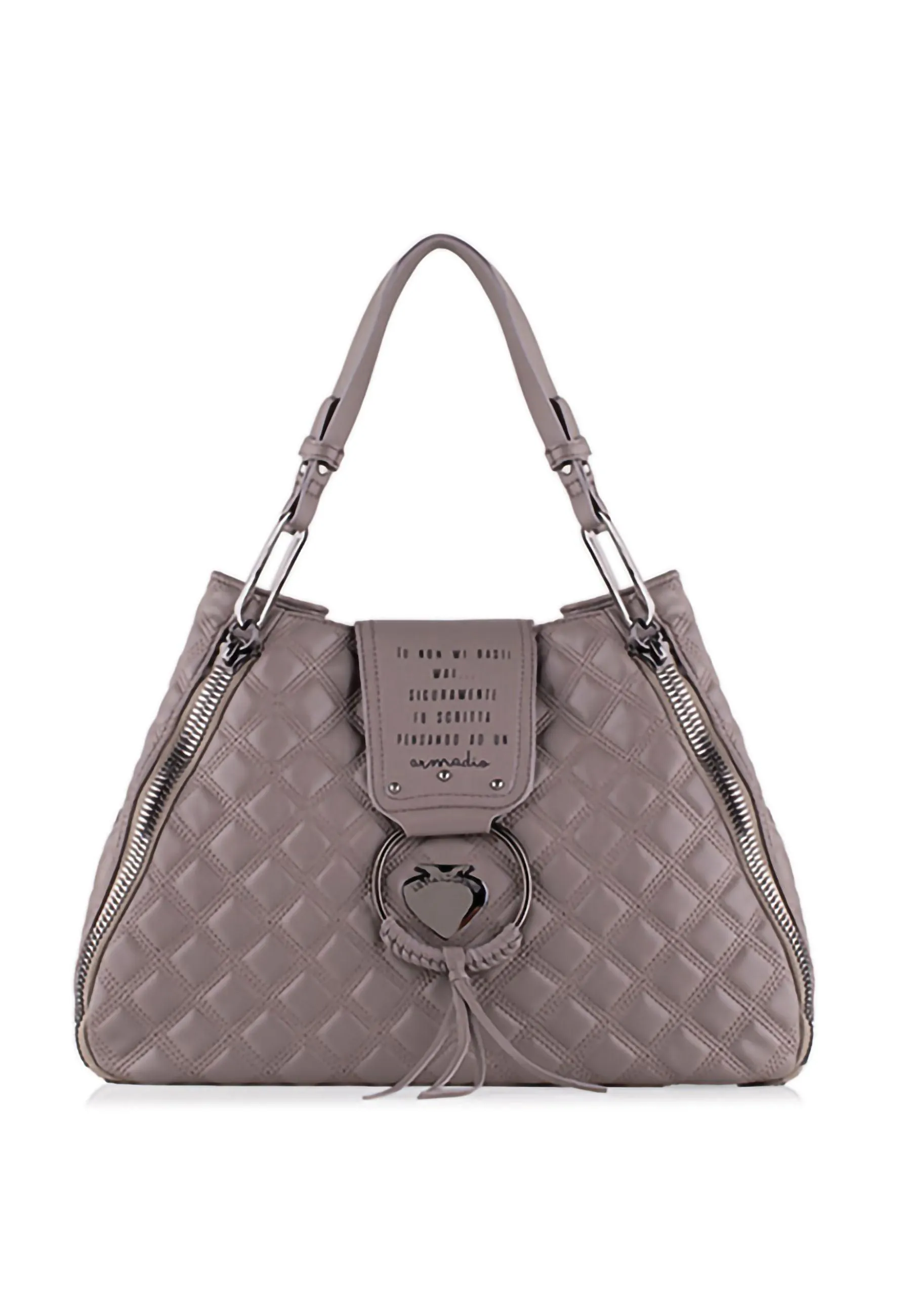 LE PANDORINE Vicky Quilted Senso Borsa Taupe 22XAILAE-07