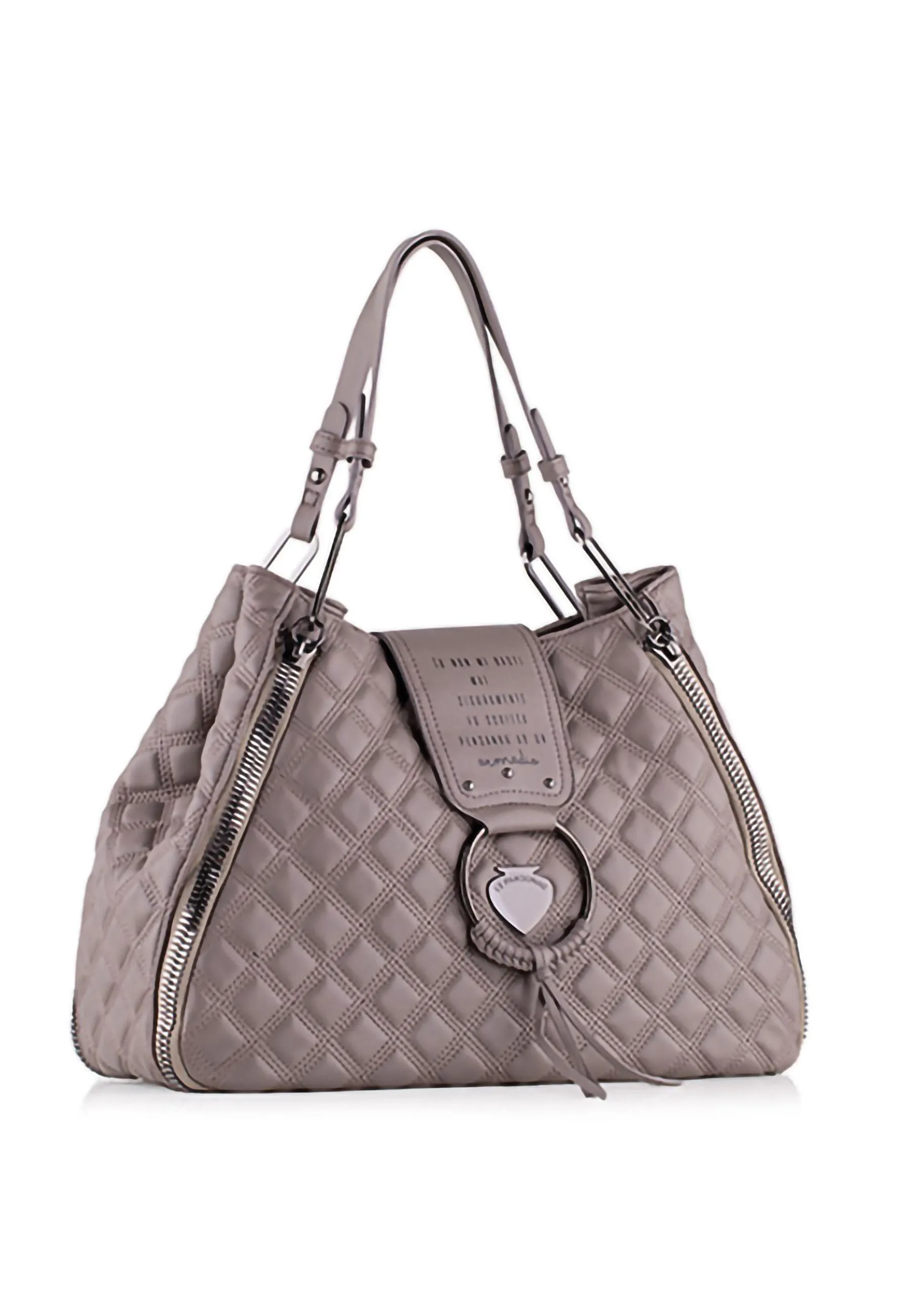 LE PANDORINE Vicky Quilted Senso Borsa Taupe 22XAILAE-07