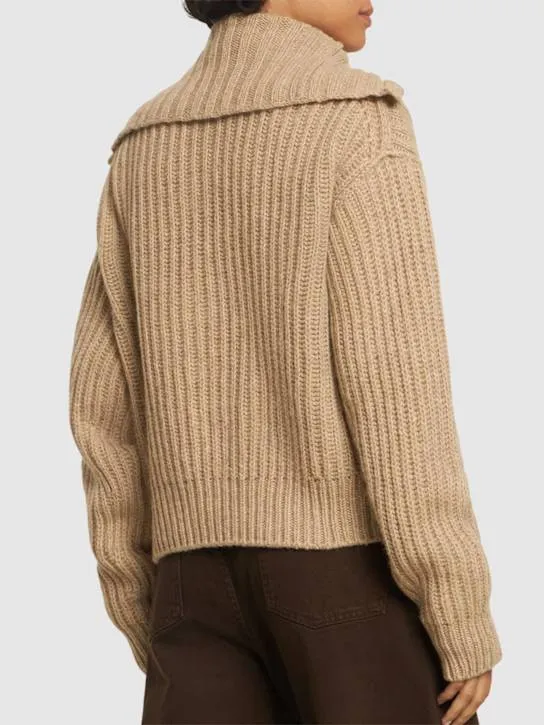 Lemaire Giacca cardigan Trucker con zip 