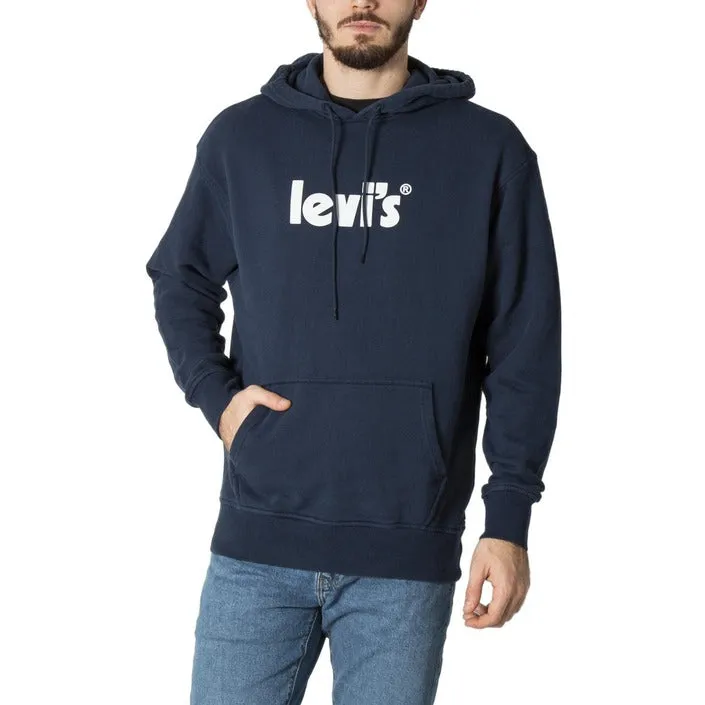 Levi's felpa blu cotone   