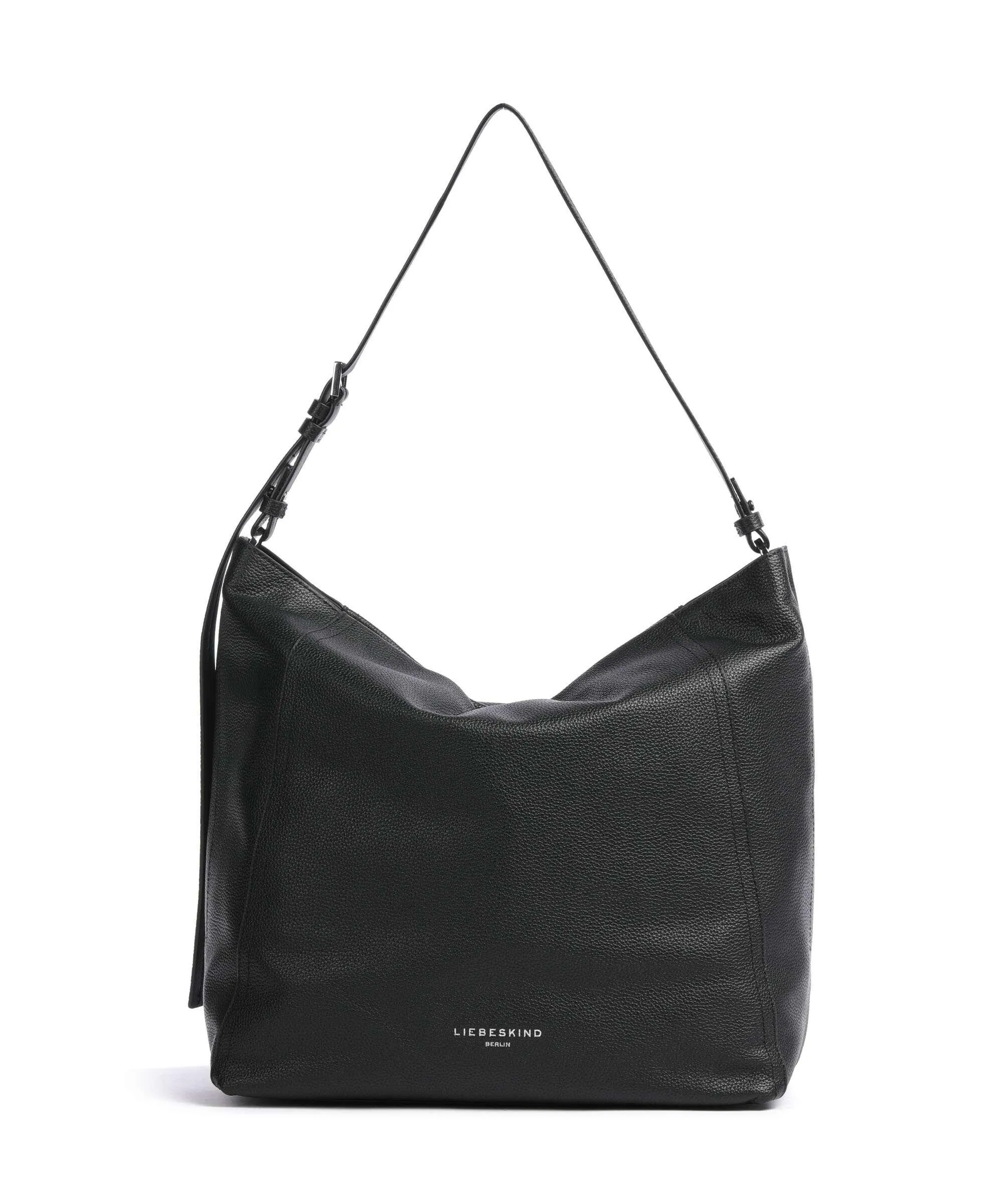  Liebeskind Chudy Small Pebble L Borsa hobo pelle granulata nero  