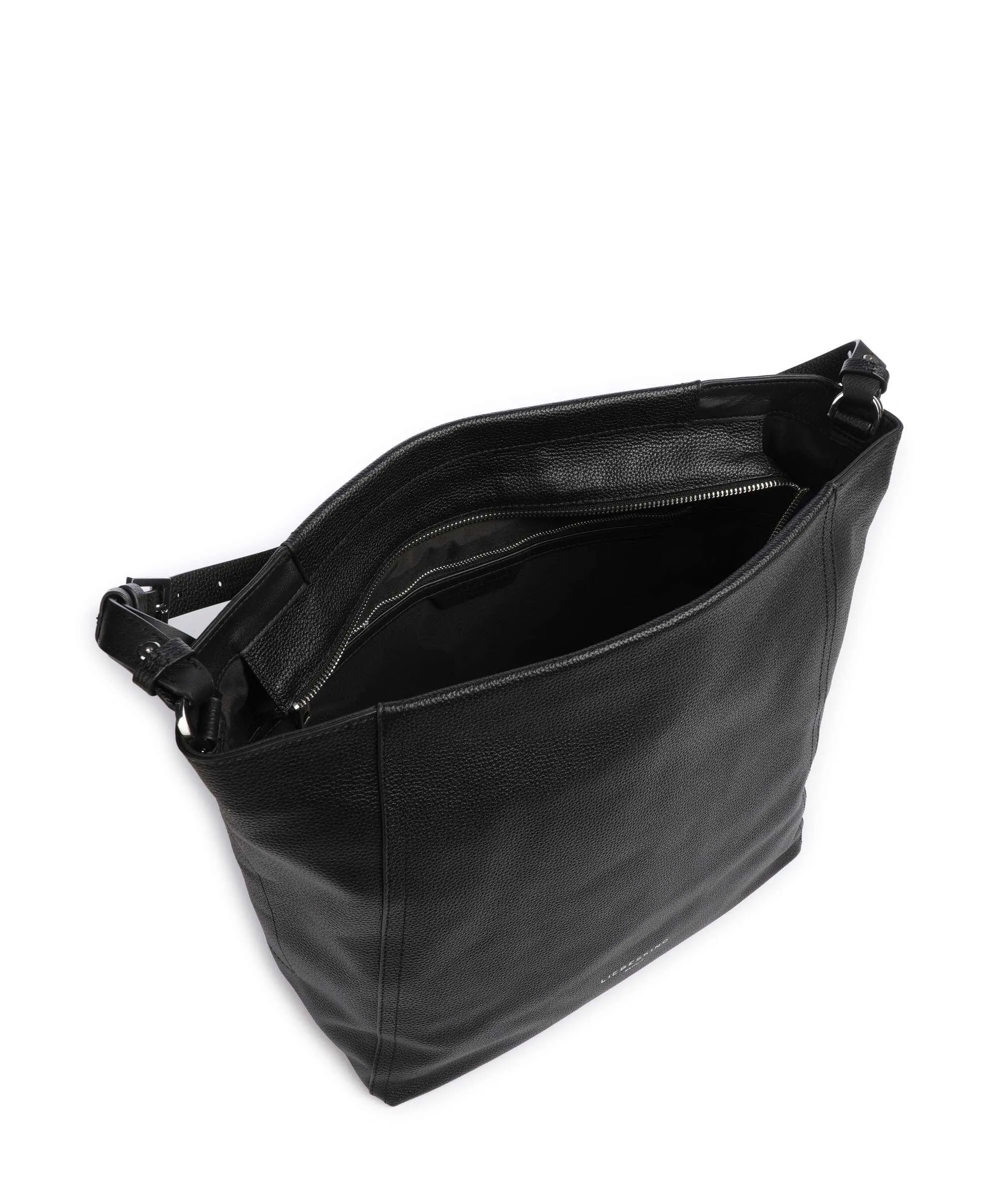  Liebeskind Chudy Small Pebble L Borsa hobo pelle granulata nero  