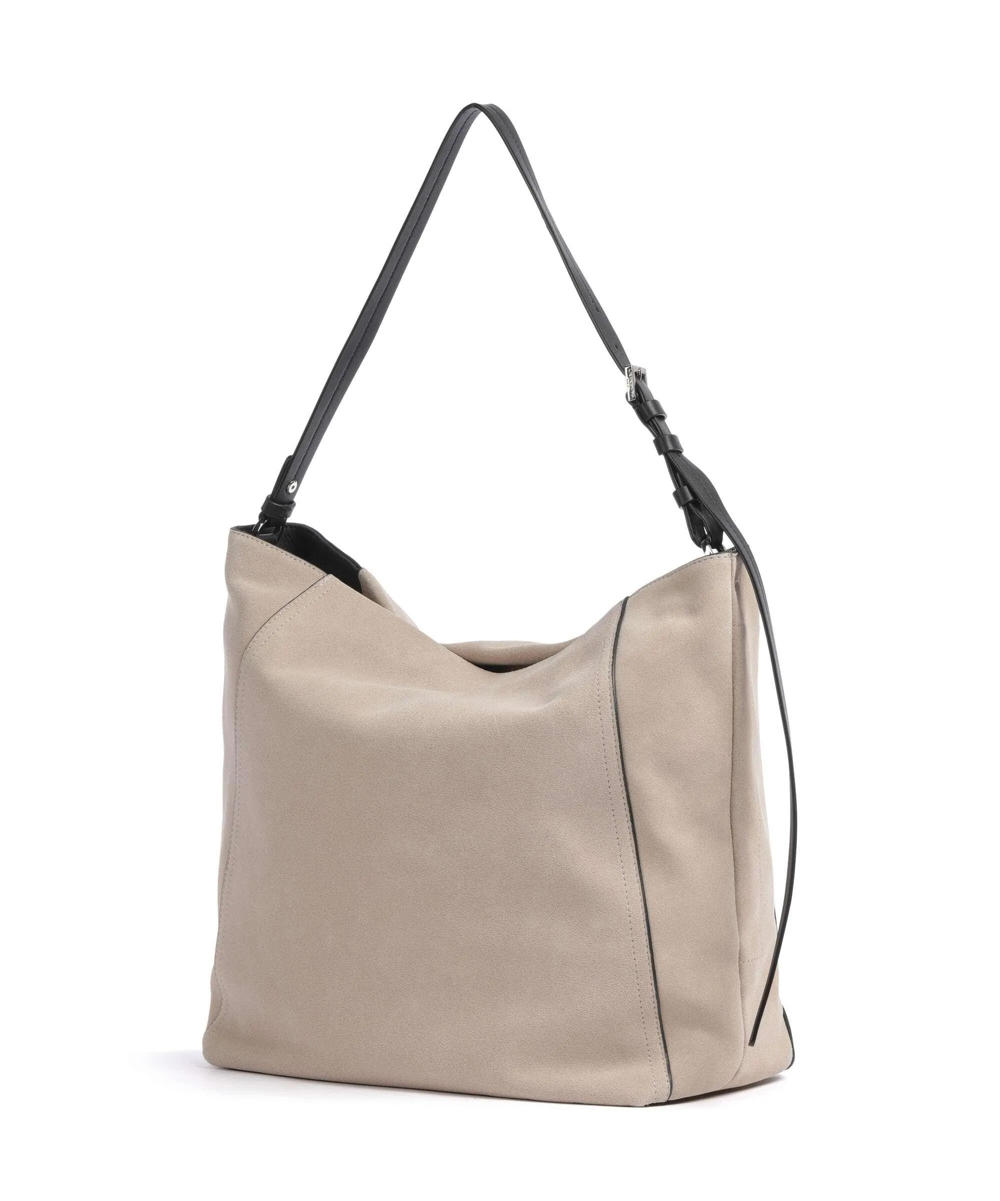  Liebeskind Chudy Suede L Borsa hobo pelle di vitello finemente grana beige  