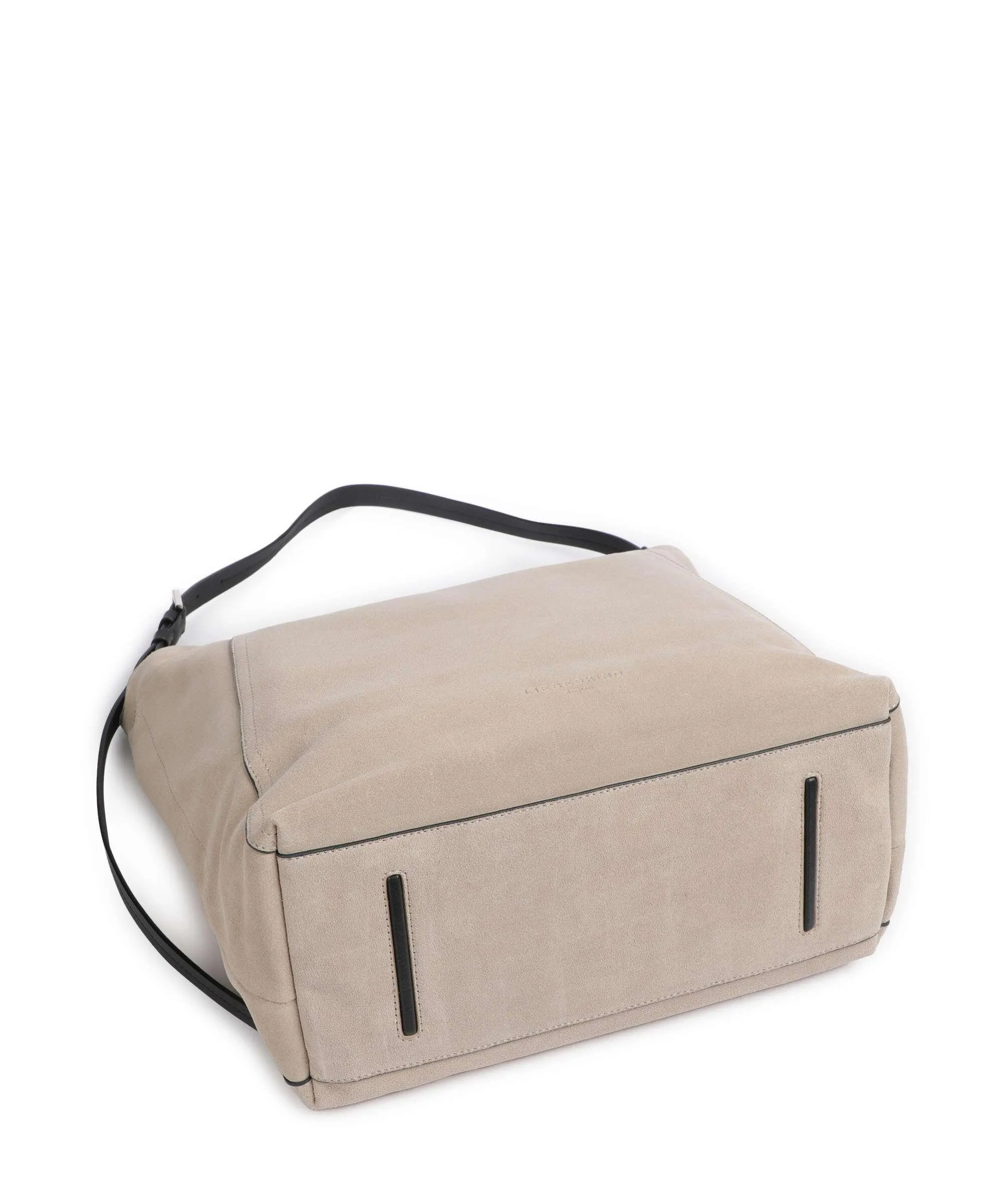  Liebeskind Chudy Suede L Borsa hobo pelle di vitello finemente grana beige  