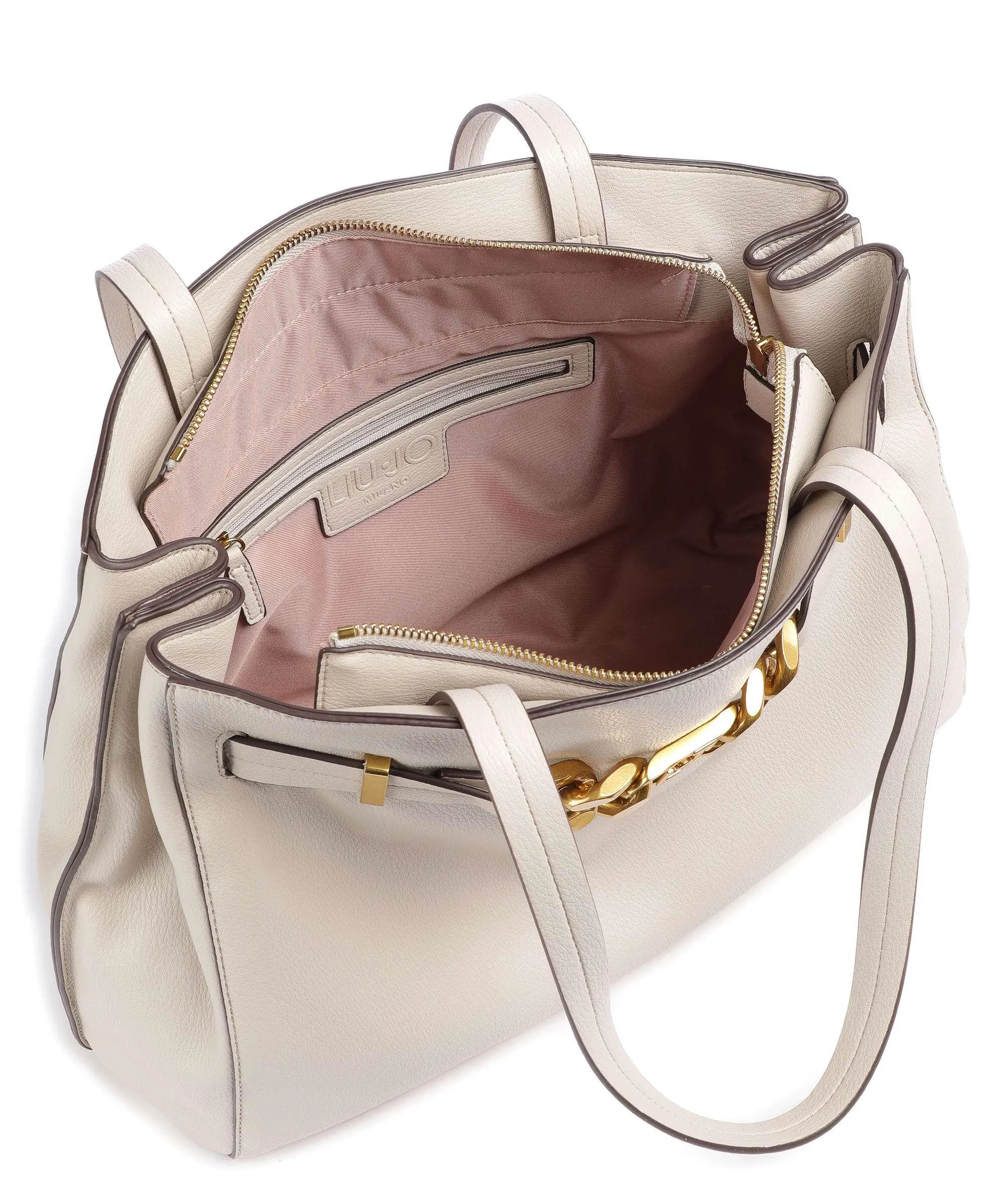 Liu Jo Amandua Borsa shopper pelle sintetica beige  