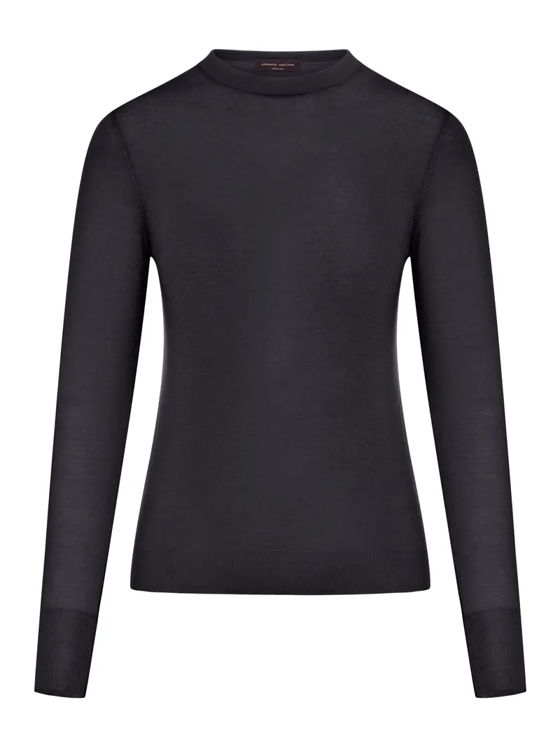 MAGLIA GIROCOLLO IN LANA SOTTILE