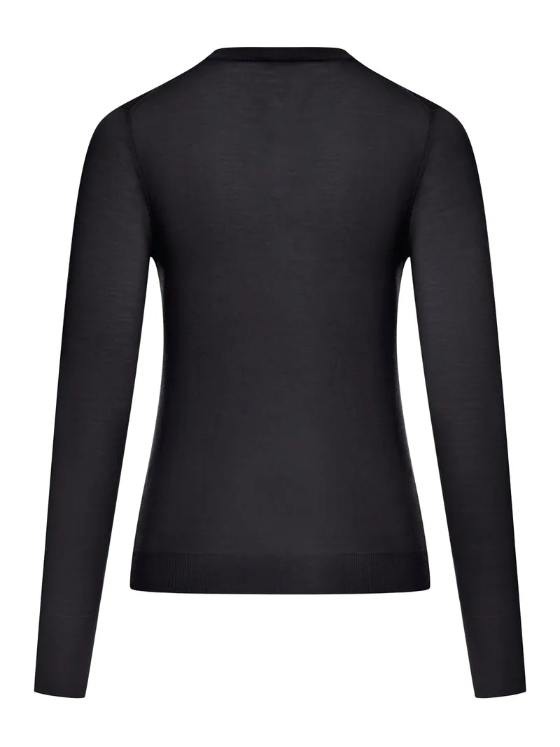 MAGLIA GIROCOLLO IN LANA SOTTILE