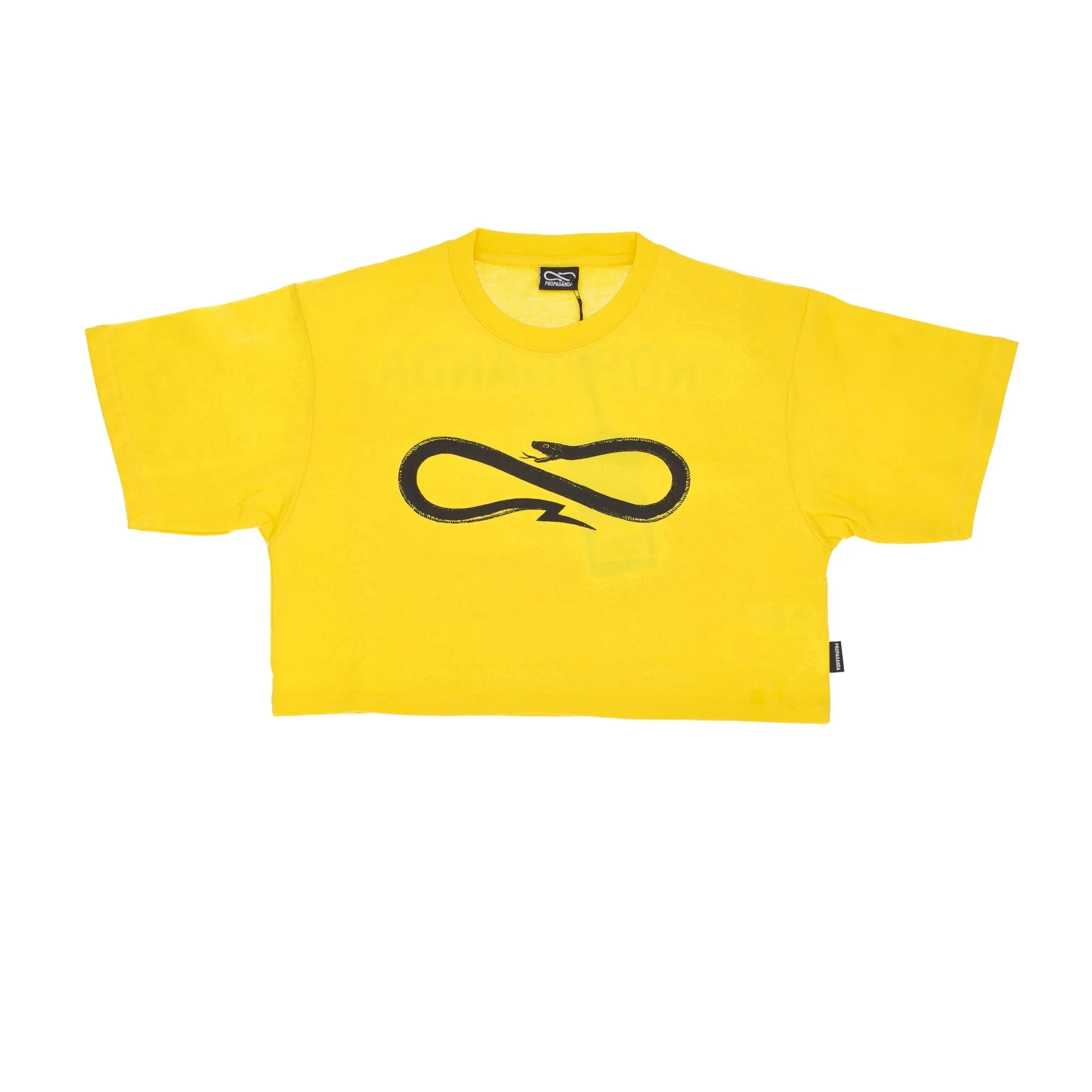 Maglietta Corta Donna Logo Tee Yellow