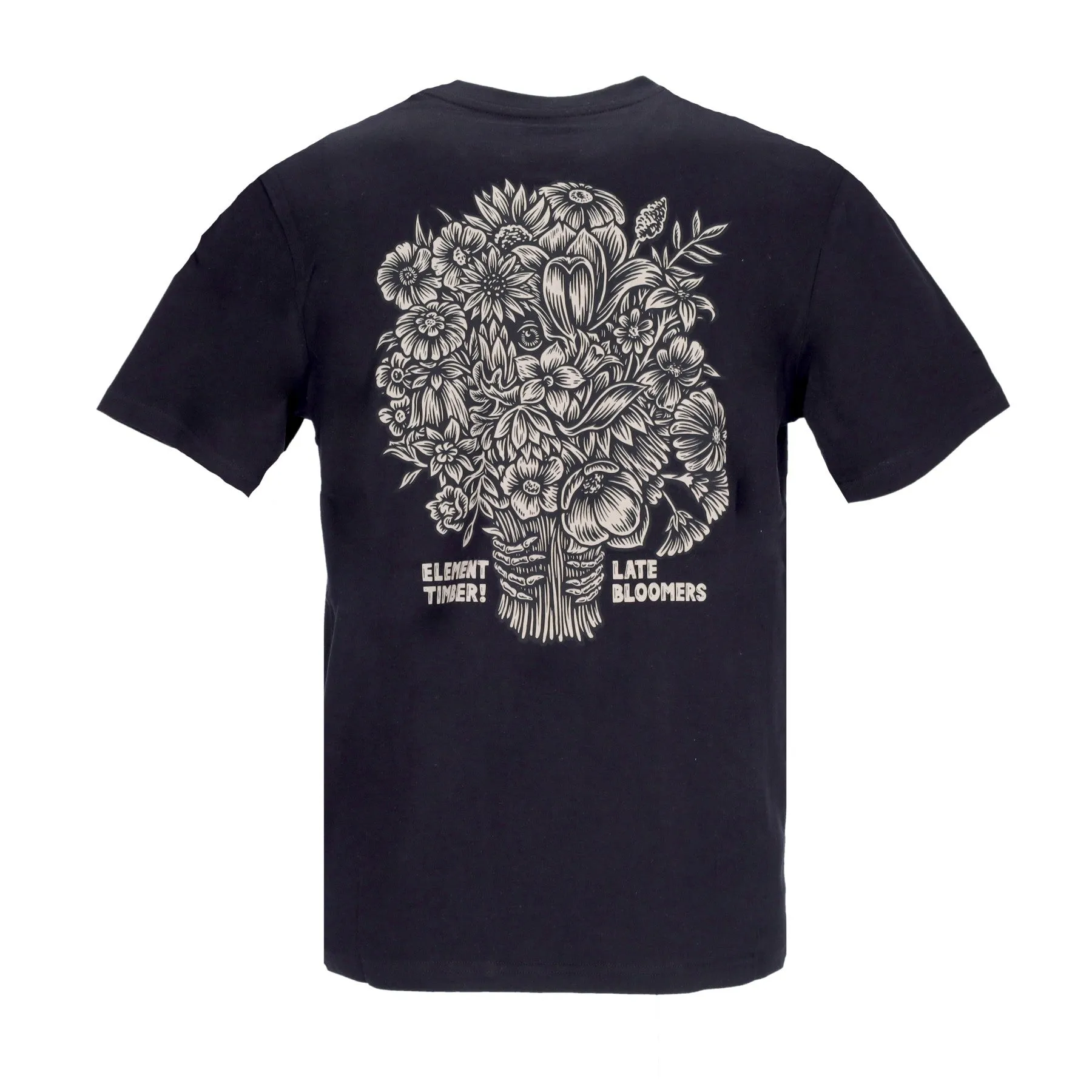 Maglietta Uomo Bouquet Tee X Timber Flint Black