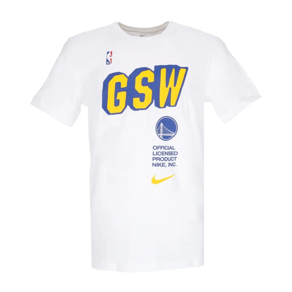 maglietta uomo nba essential block tee golwar WHITE