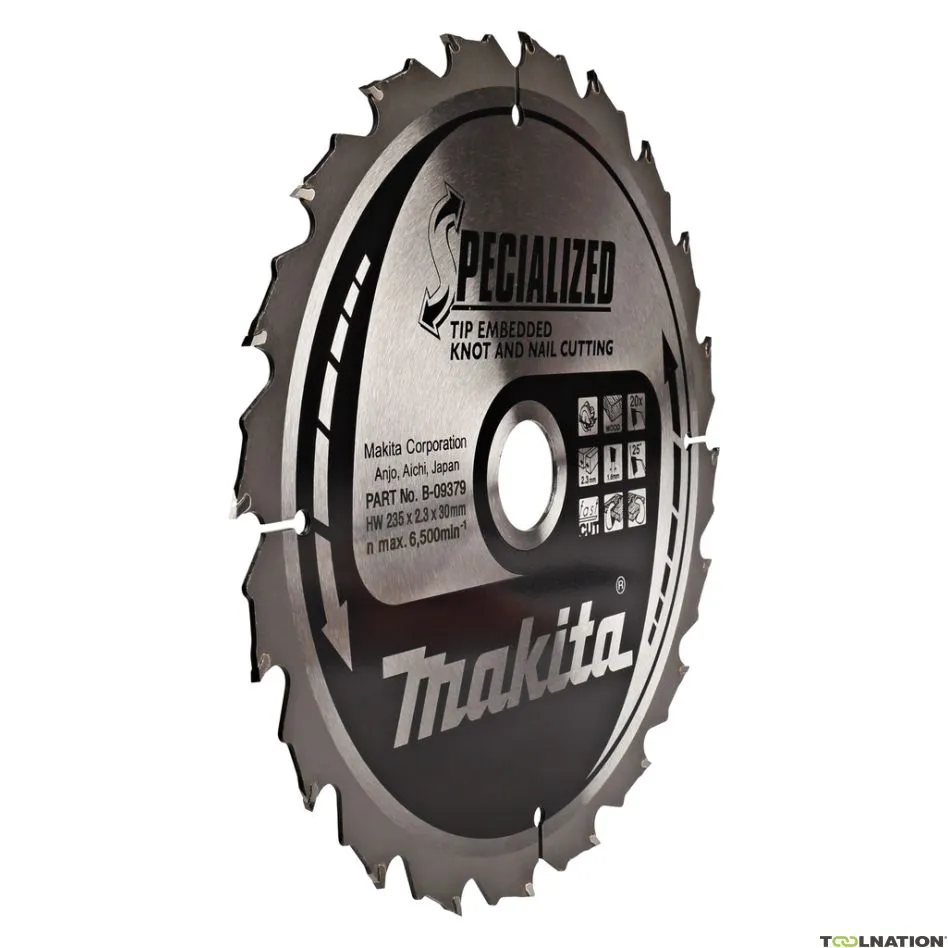 Makita Accessori B-09379 Lama HM Tip E 235 x 30 x 16T