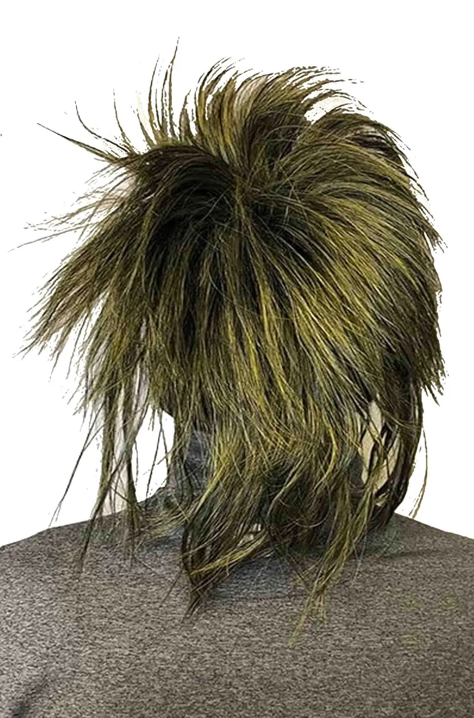 Maschera Adulto da scimmia Babbuino qualità professionale a tutta testa con pelo.Si muove con te.