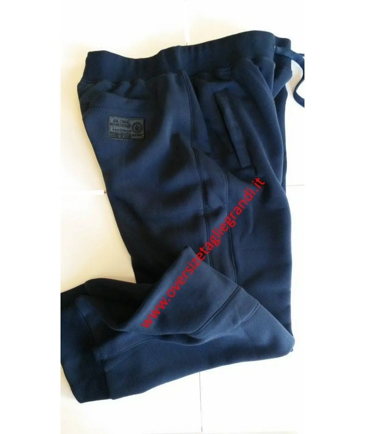 MAXFORT PANTALONE TUTA FELPATO UOMO TAGLIE FORTI