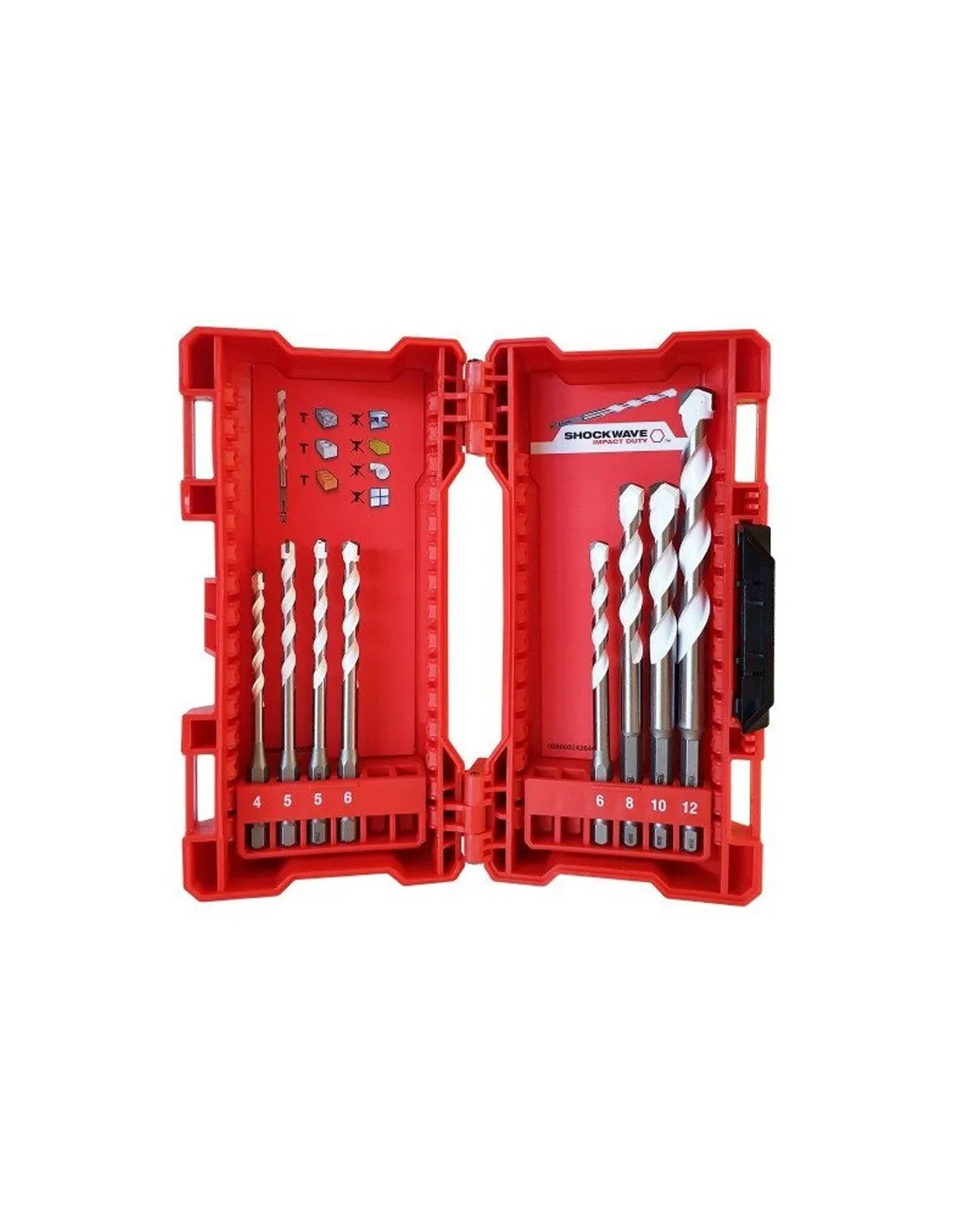 Milwaukee Set Punte Multimateriale 8 pz