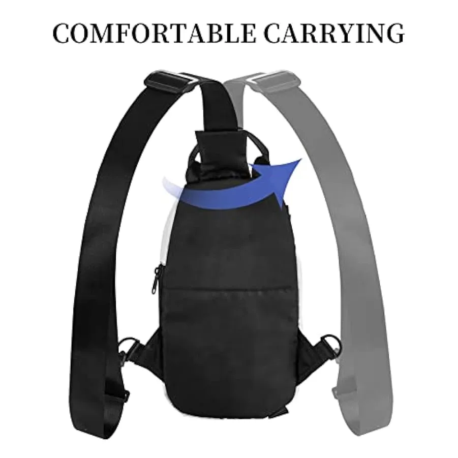 Mini zaino a fionda, piccolo zaino da trekking per sport all’aria aperta da viaggio per uomo, Nero 221131200