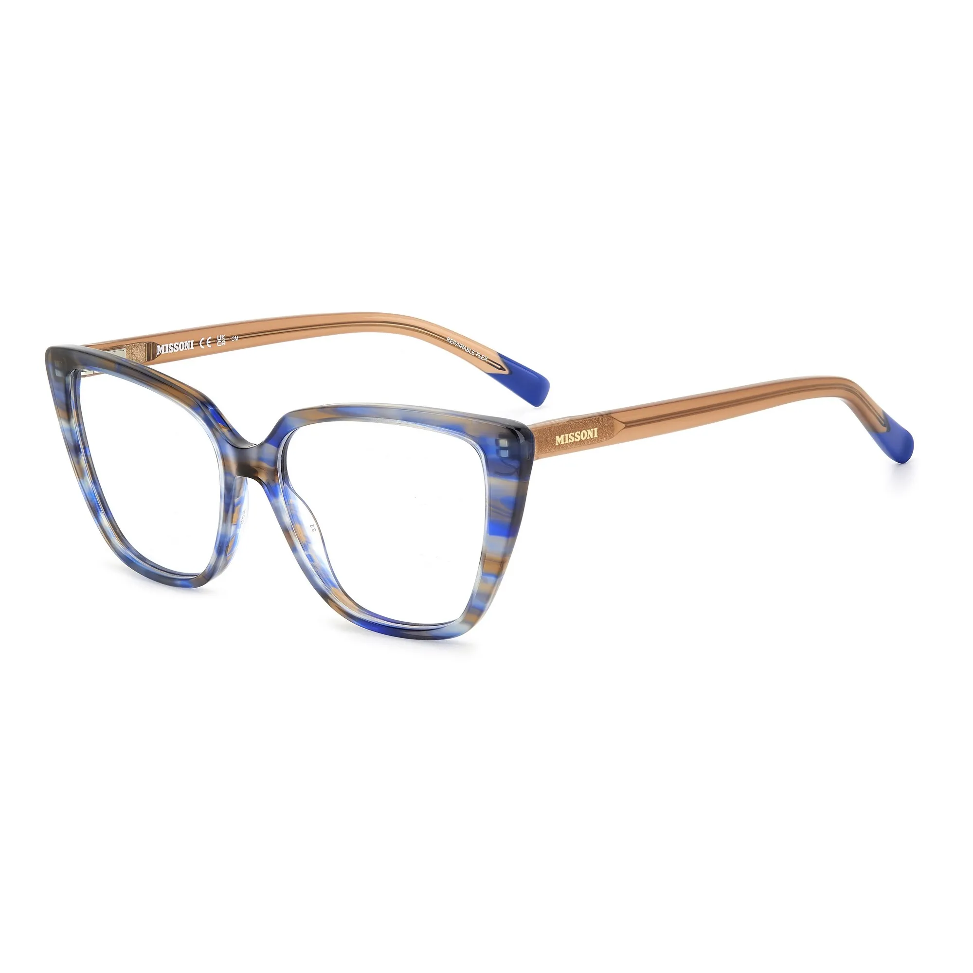   Missoni MIS 0159 - IWF Corno Marrone Blu | Occhiale Da Vista Donna 
