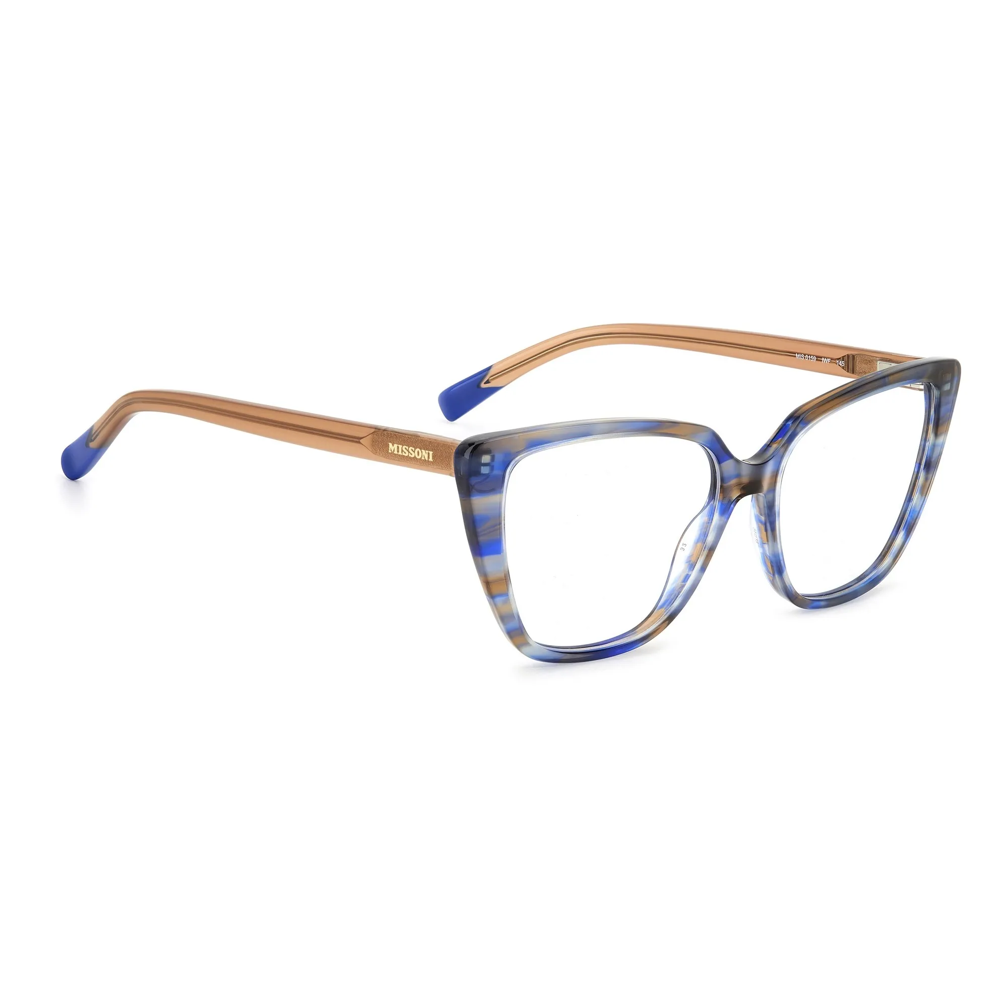   Missoni MIS 0159 - IWF Corno Marrone Blu | Occhiale Da Vista Donna 