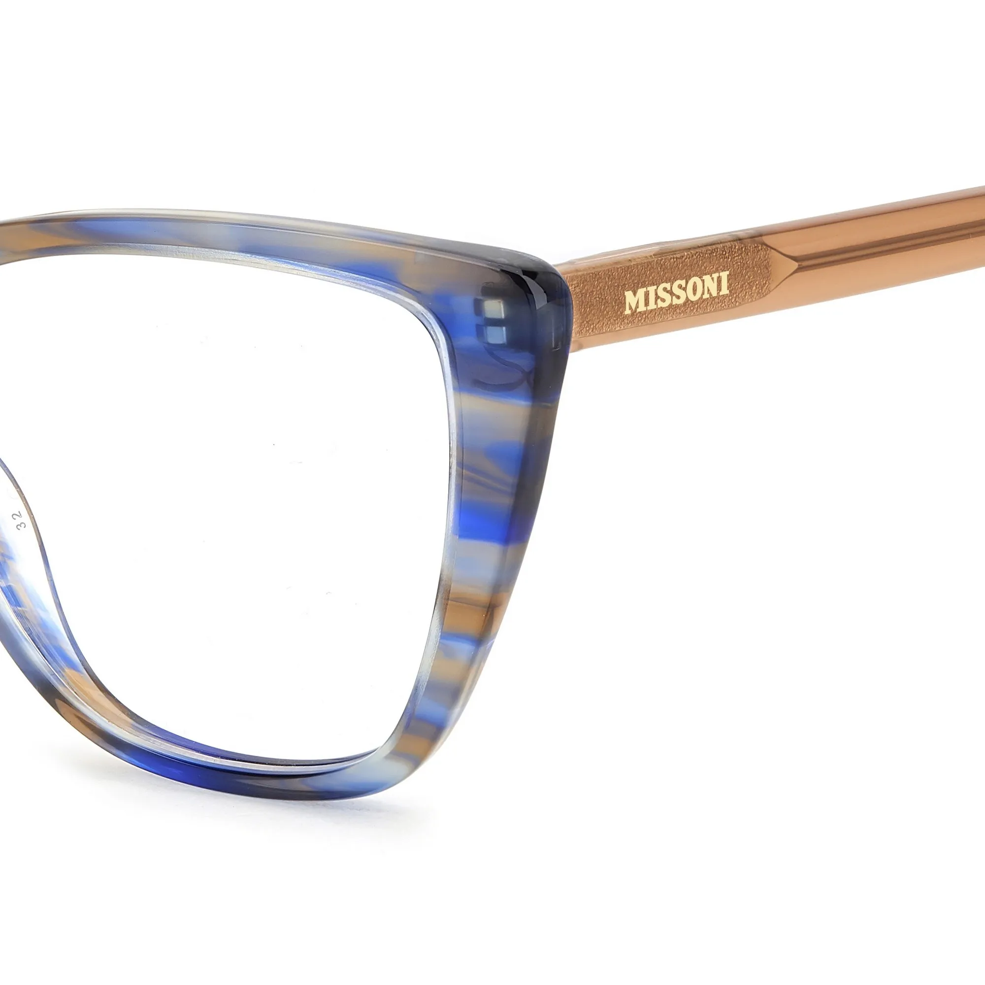   Missoni MIS 0159 - IWF Corno Marrone Blu | Occhiale Da Vista Donna 