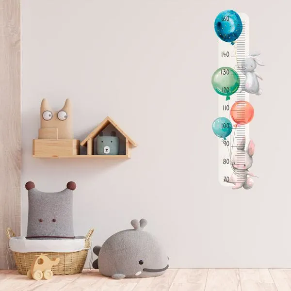 Misuratore di conigli e palloncini - ADESIVI BAMBINI