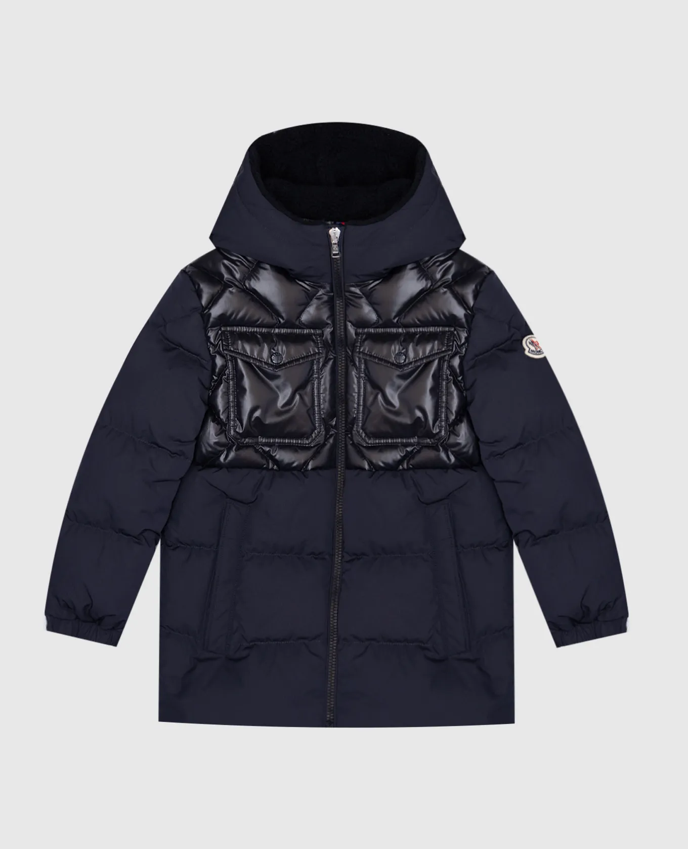 Moncler ENFANT Piumino blu Bazzing J29541A0005254A911214