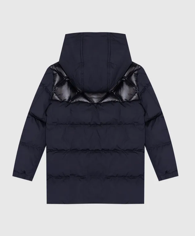 Moncler ENFANT Piumino blu Bazzing J29541A0005254A911214