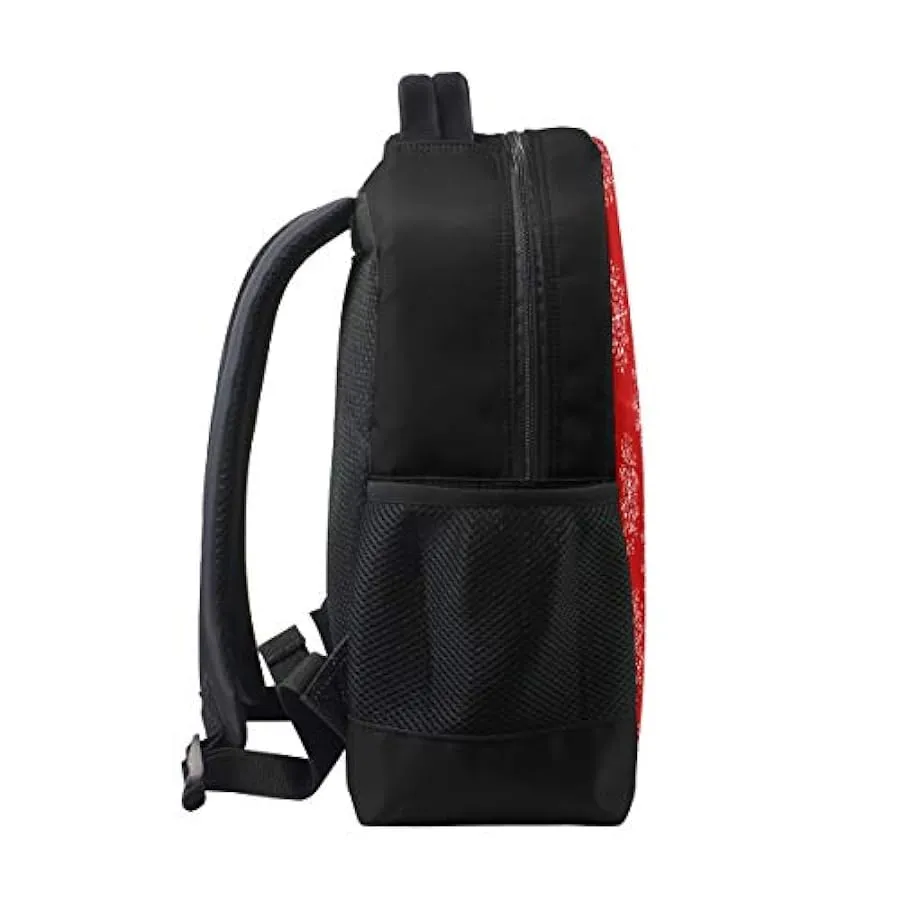 MONTOJ Poinsettia New Years Snowflake Zaino da Viaggio in Poliestere per Laptop 237278929