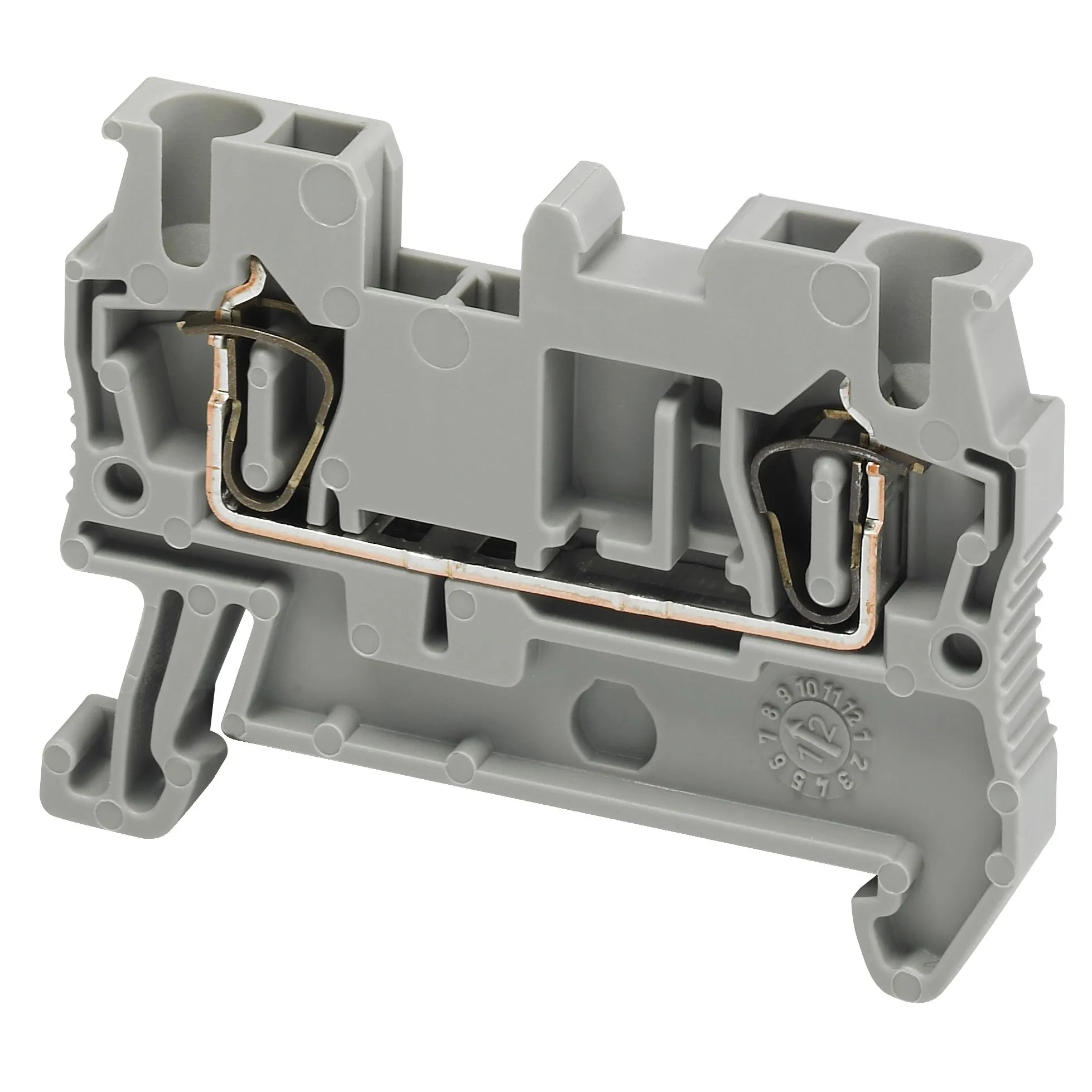 Morsettiera passante Schneider Electric, Grigio, , 24A