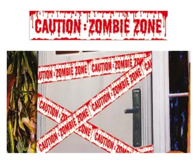 Nastro barriera Halloween zombie 6m