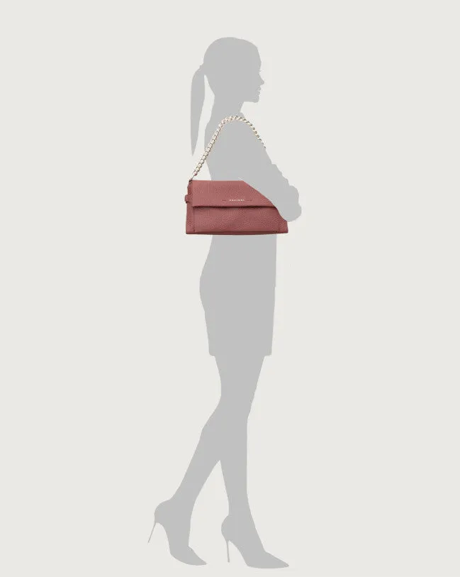 Orciani Borsa Missy longuette soft in pelle martellata B02152